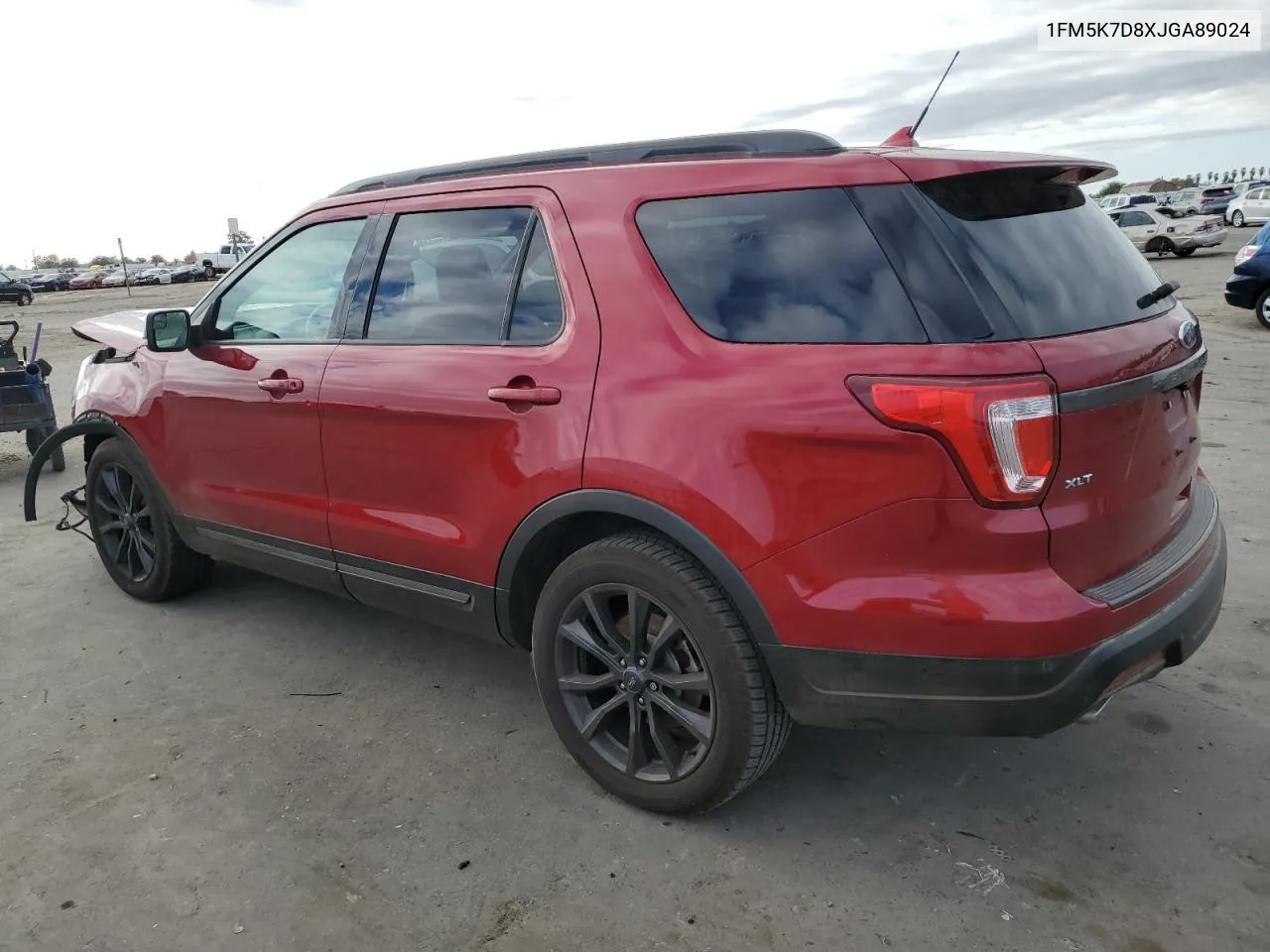 2018 Ford Explorer Xlt VIN: 1FM5K7D8XJGA89024 Lot: 80986934