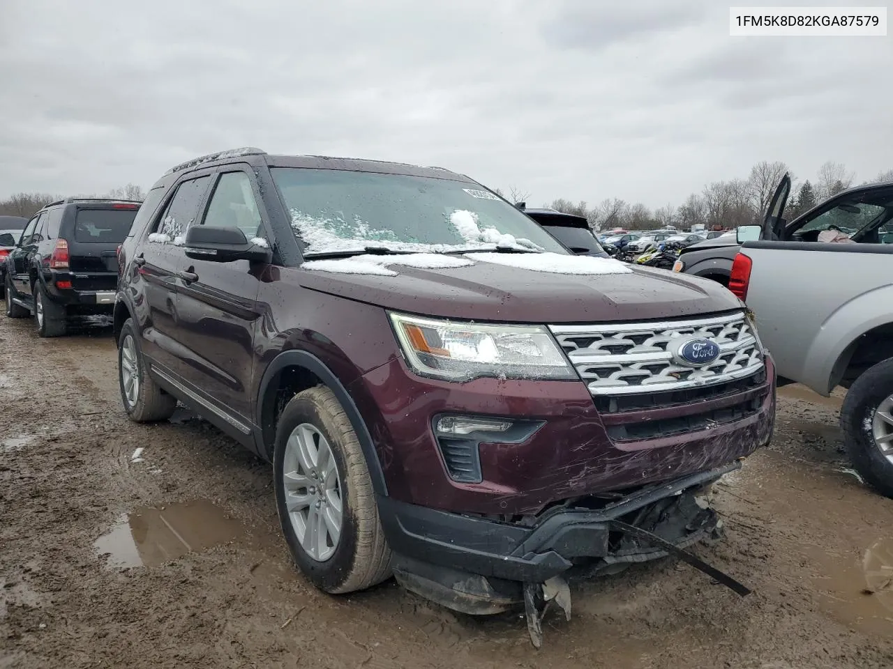 1FM5K8D82KGA87579 2019 Ford Explorer Xlt