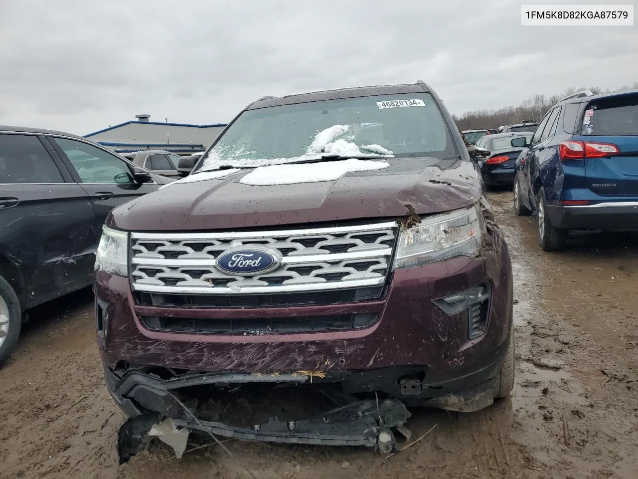 1FM5K8D82KGA87579 2019 Ford Explorer Xlt