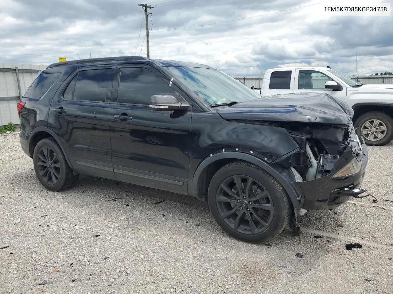 2019 Ford Explorer Xlt VIN: 1FM5K7D85KGB34758 Lot: 56200644