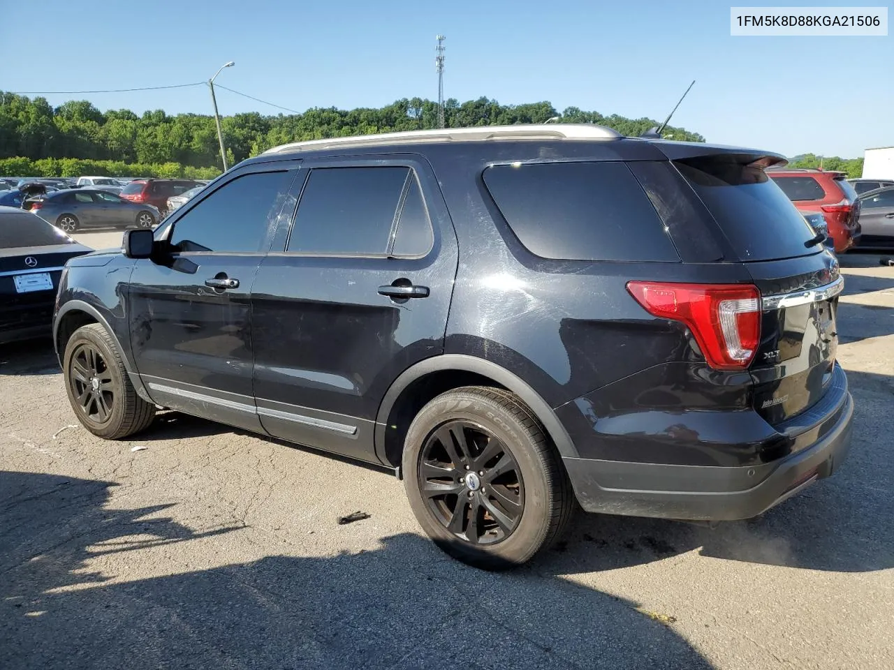 1FM5K8D88KGA21506 2019 Ford Explorer Xlt