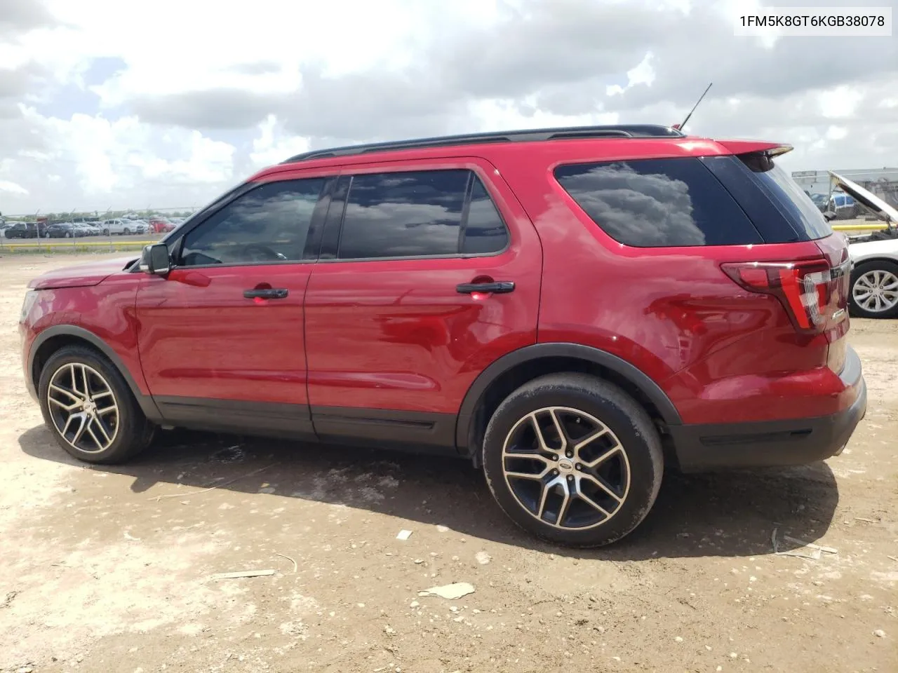 1FM5K8GT6KGB38078 2019 Ford Explorer Sport