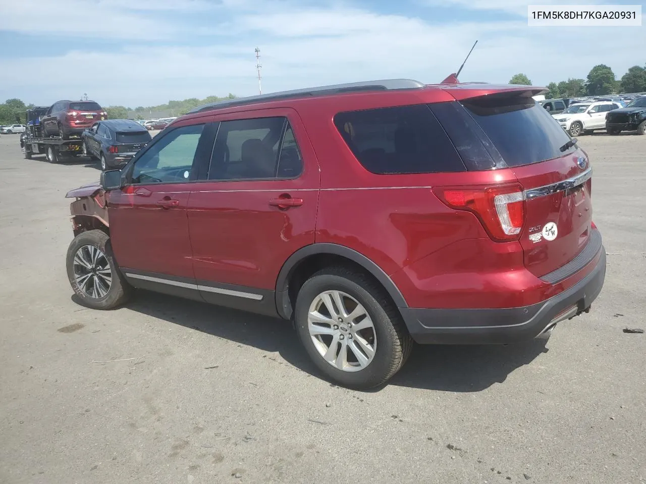 2019 Ford Explorer Xlt VIN: 1FM5K8DH7KGA20931 Lot: 60074204