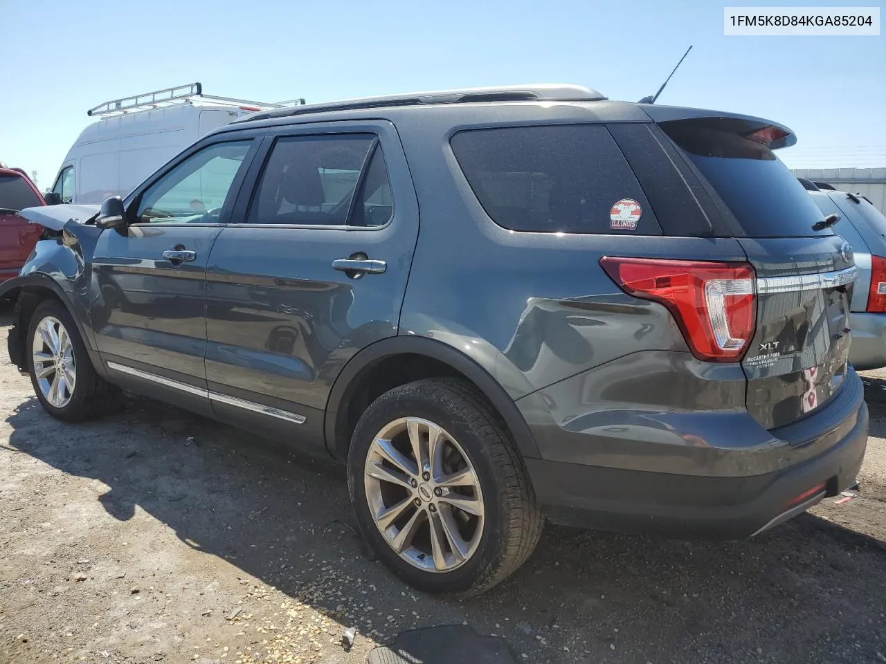 2019 Ford Explorer Xlt VIN: 1FM5K8D84KGA85204 Lot: 60814054