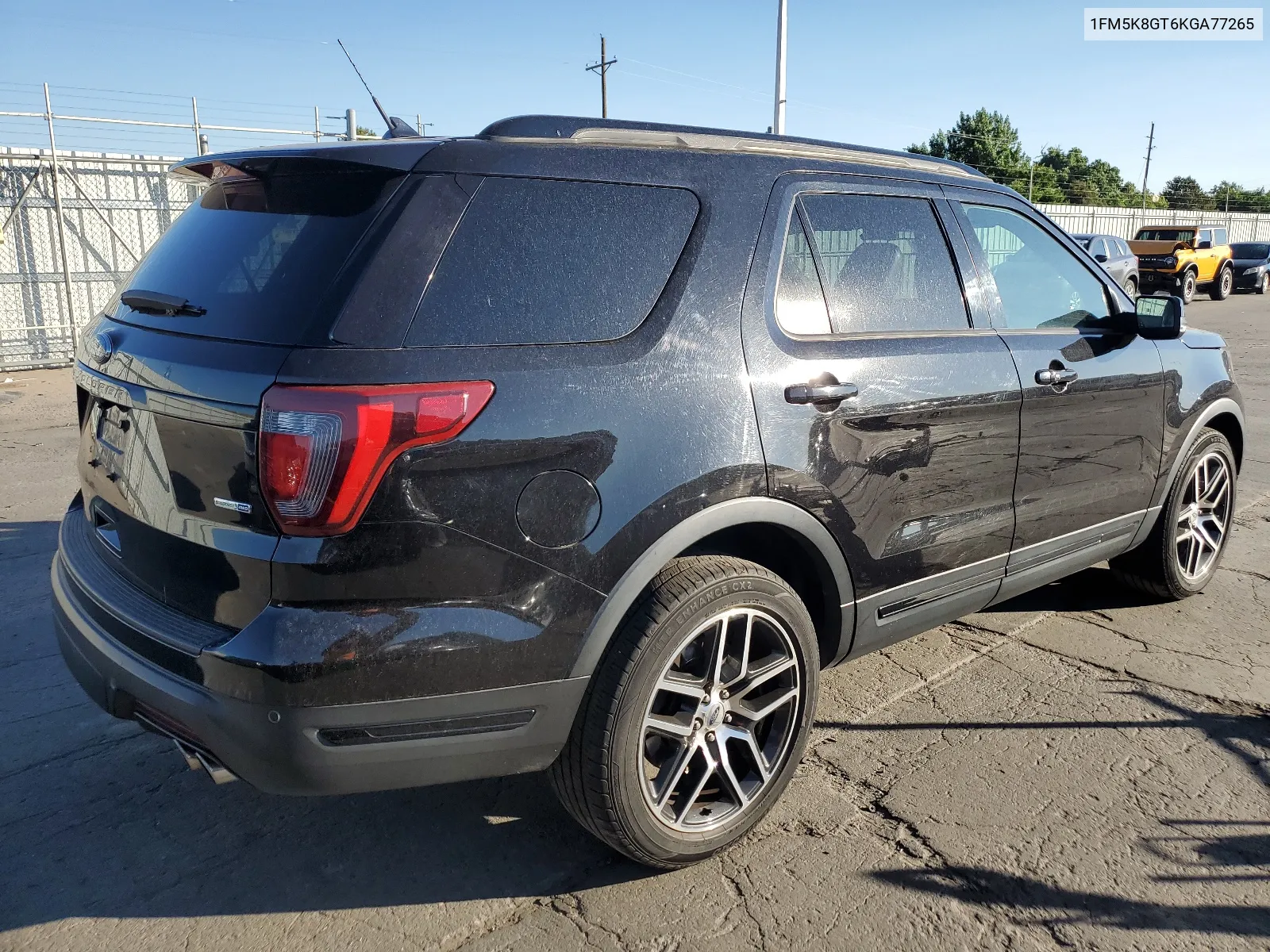 1FM5K8GT6KGA77265 2019 Ford Explorer Sport