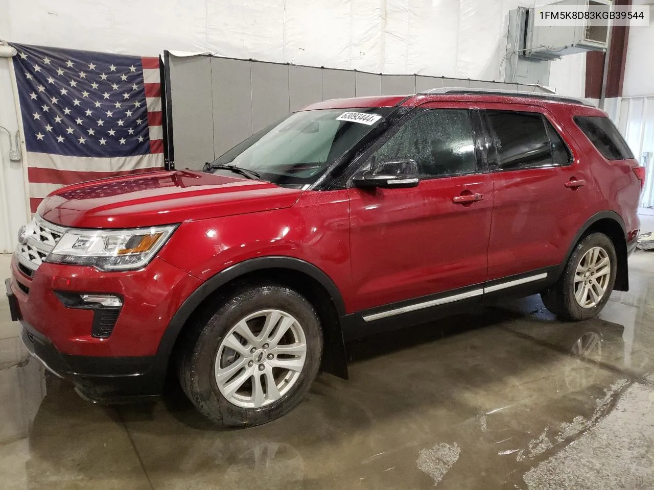 1FM5K8D83KGB39544 2019 Ford Explorer Xlt