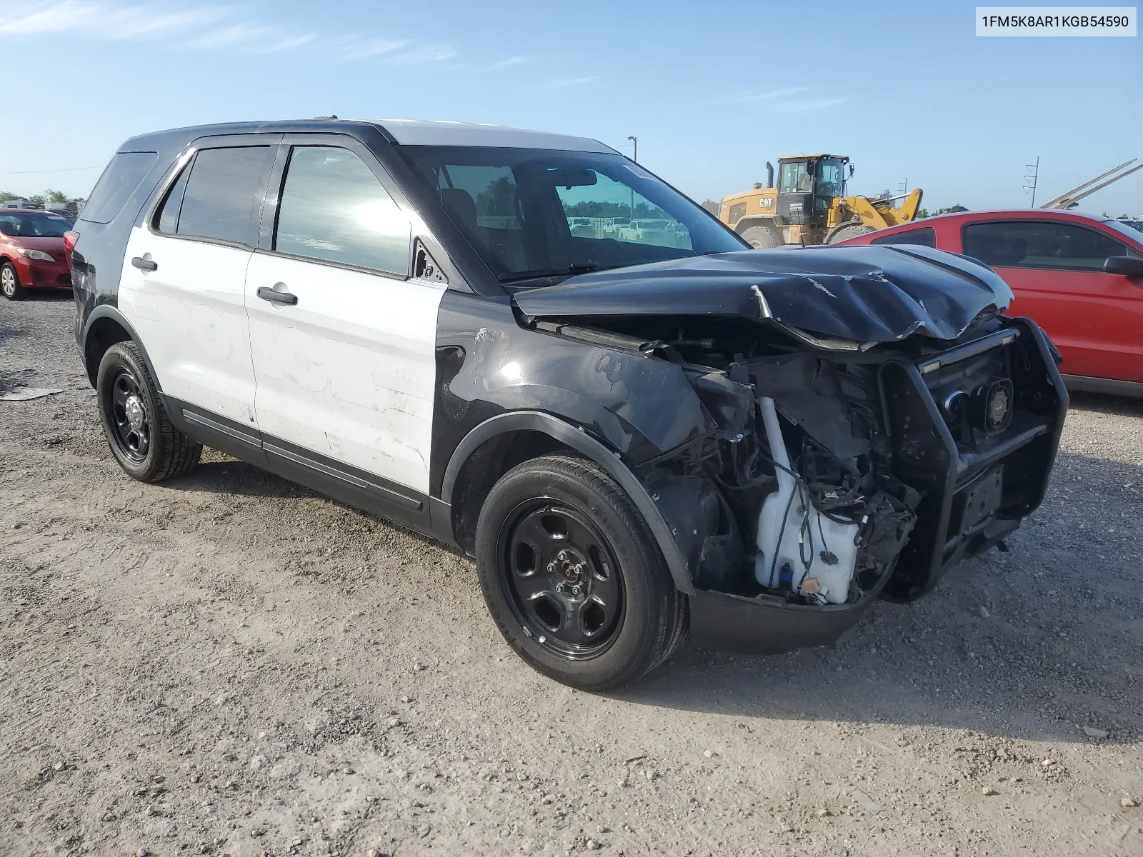 2019 Ford Explorer Police Interceptor VIN: 1FM5K8AR1KGB54590 Lot: 63261884