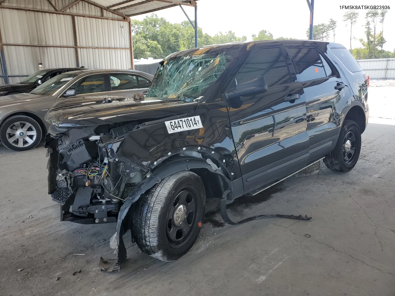 2019 Ford Explorer Police Interceptor VIN: 1FM5K8AT5KGB23936 Lot: 64471014