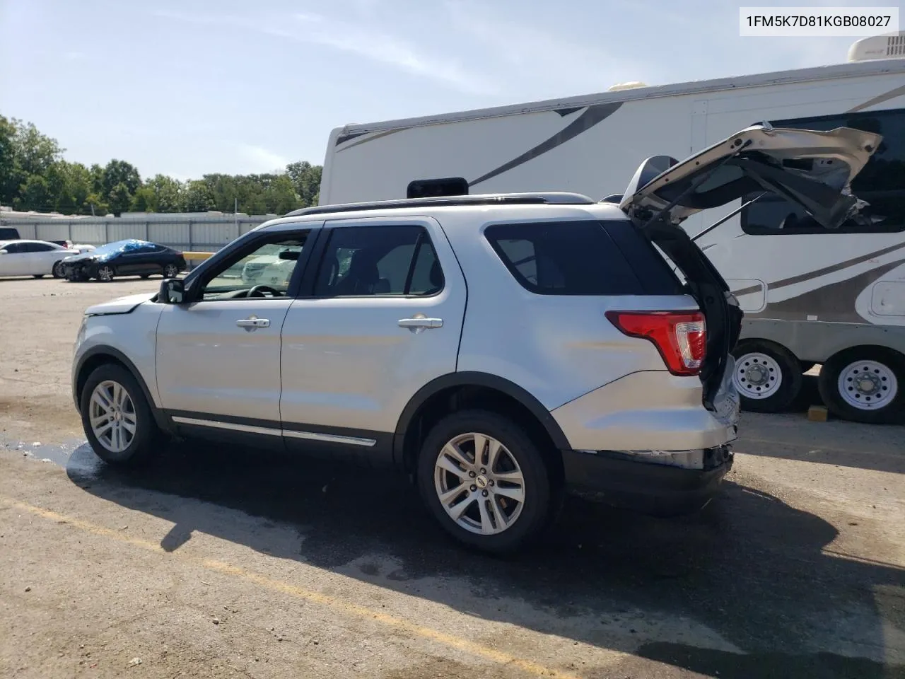 1FM5K7D81KGB08027 2019 Ford Explorer Xlt