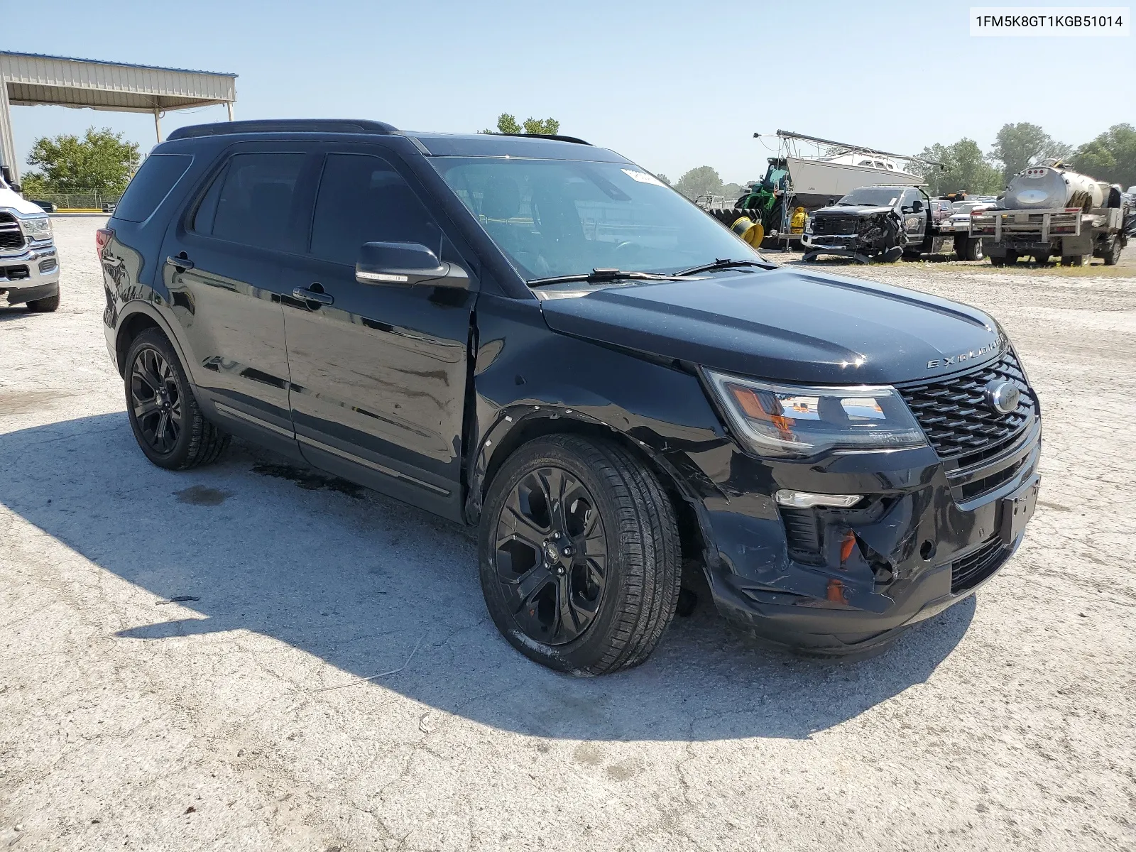 2019 Ford Explorer Sport VIN: 1FM5K8GT1KGB51014 Lot: 64853404