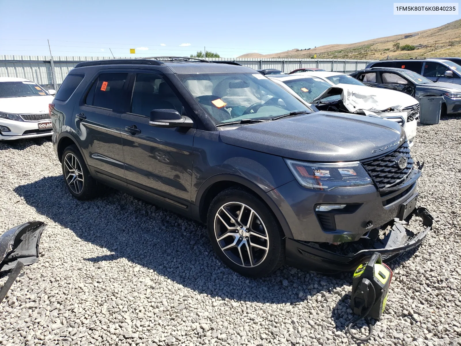 1FM5K8GT6KGB40235 2019 Ford Explorer Sport