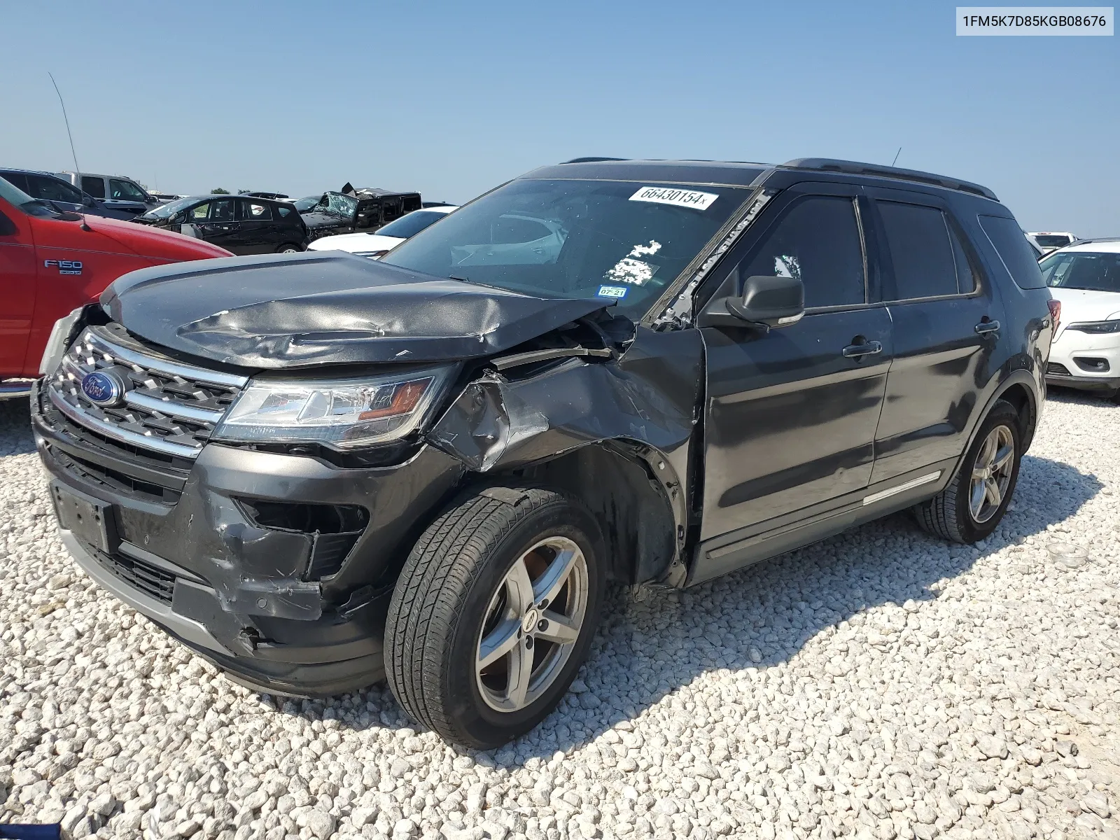 2019 Ford Explorer Xlt VIN: 1FM5K7D85KGB08676 Lot: 66430154