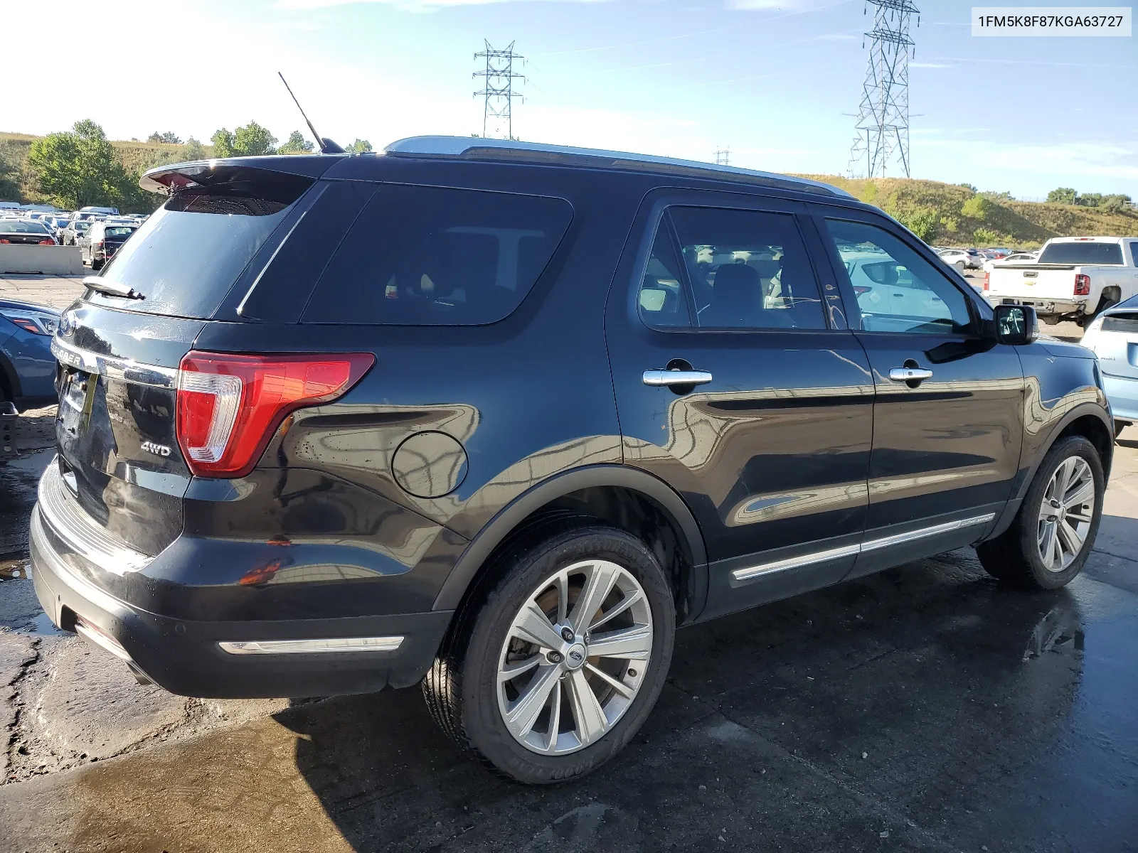 2019 Ford Explorer Limited VIN: 1FM5K8F87KGA63727 Lot: 66744534