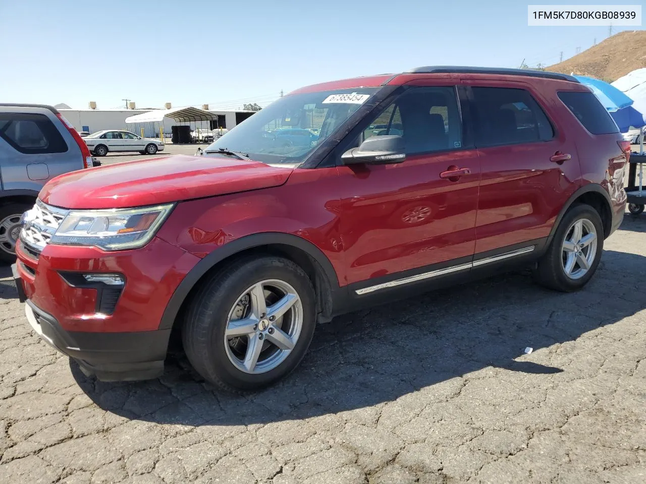 2019 Ford Explorer Xlt VIN: 1FM5K7D80KGB08939 Lot: 67385454