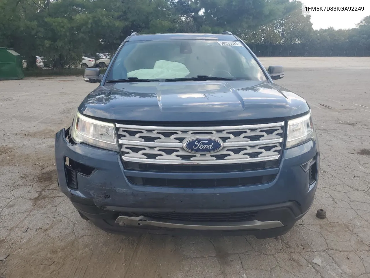 2019 Ford Explorer Xlt VIN: 1FM5K7D83KGA92249 Lot: 68293624