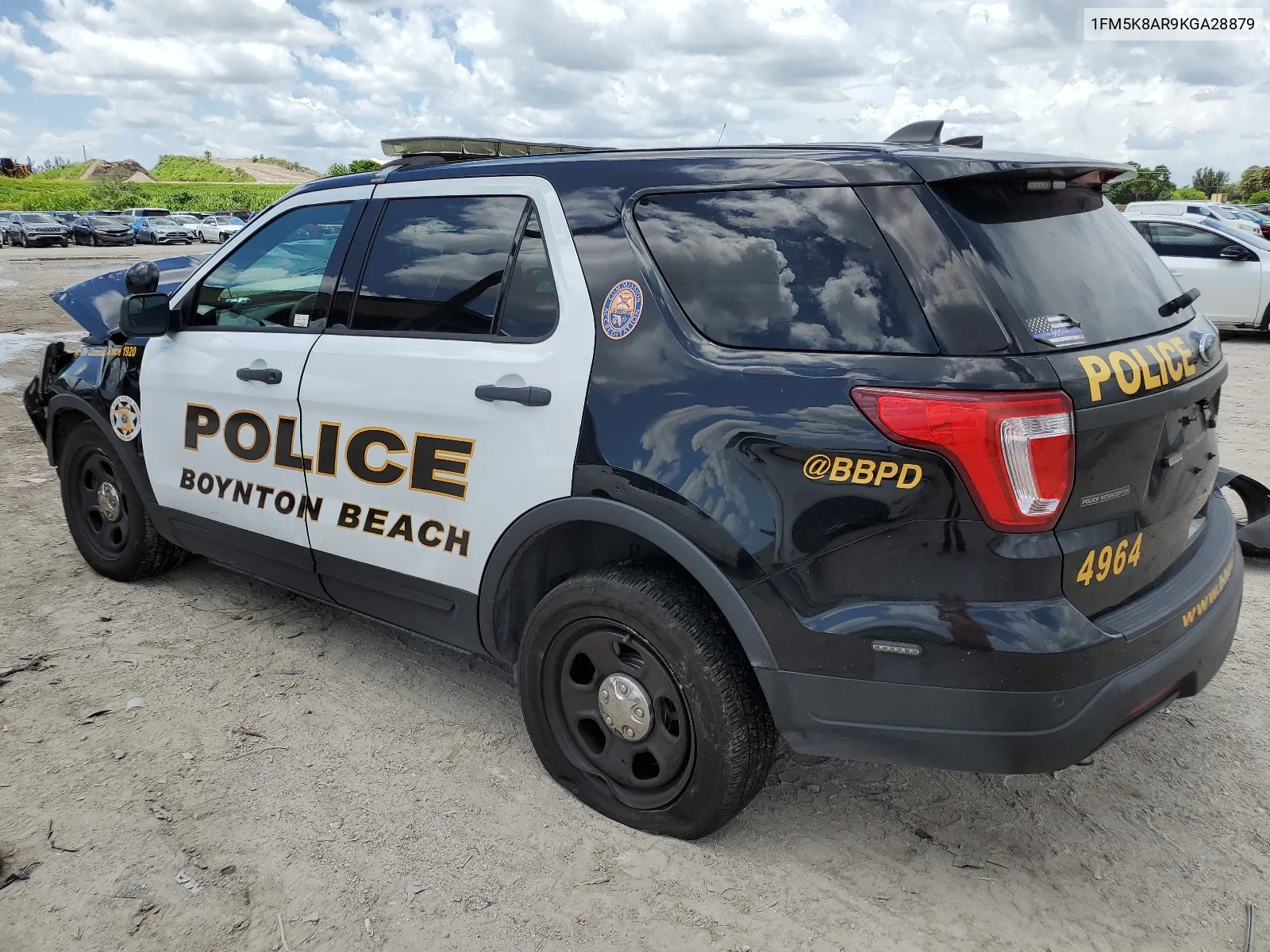 2019 Ford Explorer Police Interceptor VIN: 1FM5K8AR9KGA28879 Lot: 68365374