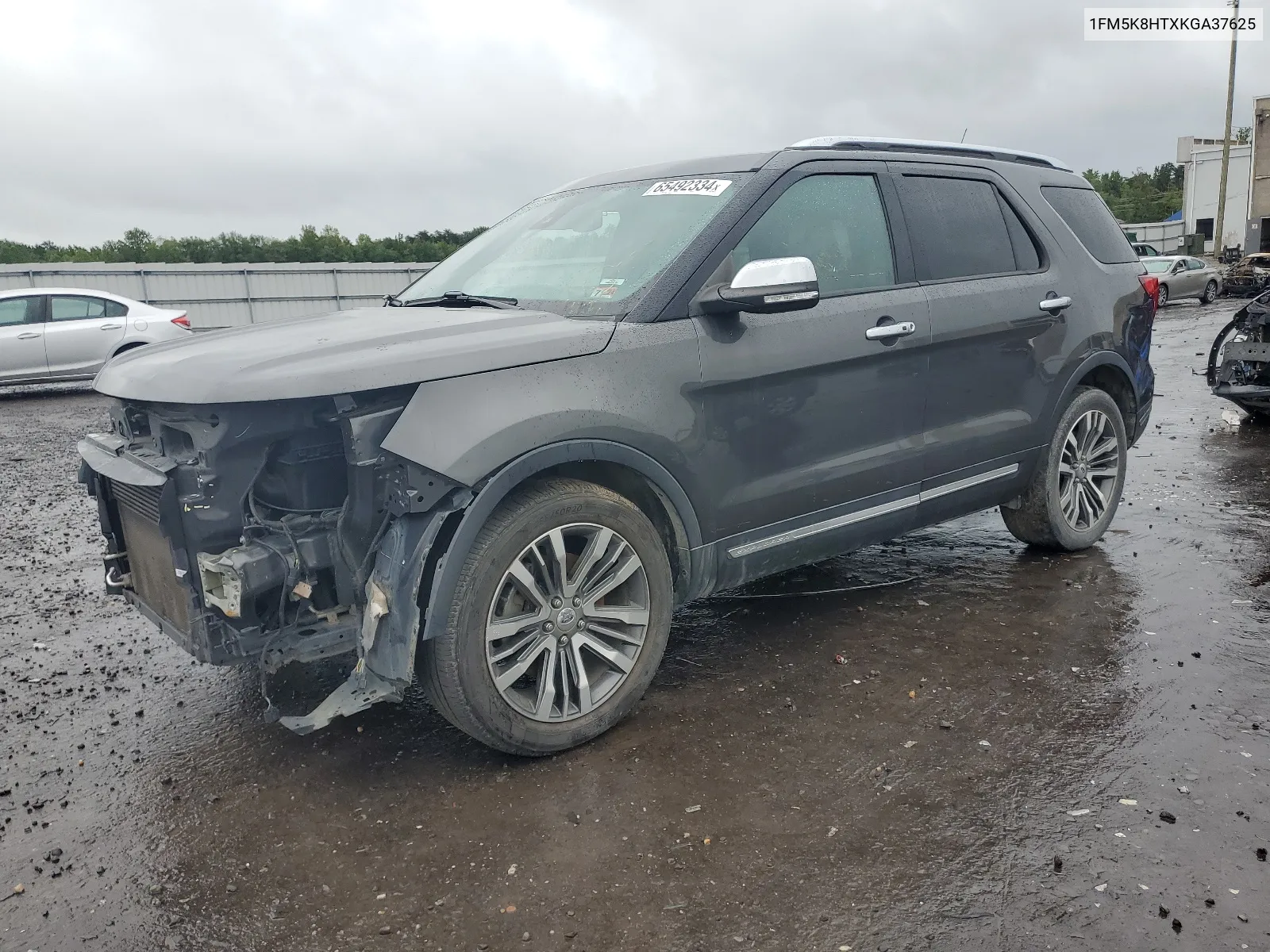 2019 Ford Explorer Platinum VIN: 1FM5K8HTXKGA37625 Lot: 69317594