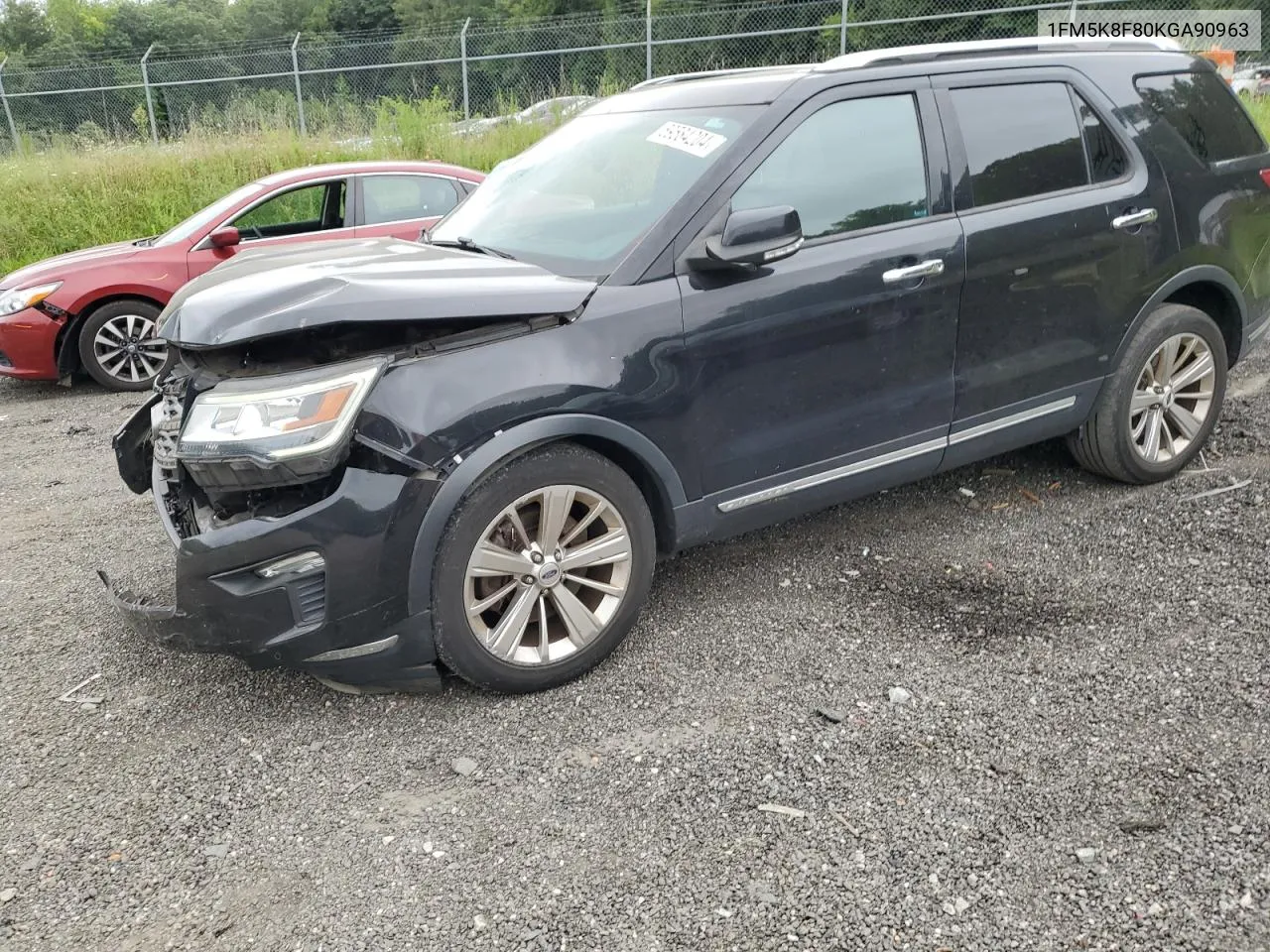 2019 Ford Explorer Limited VIN: 1FM5K8F80KGA90963 Lot: 69584204