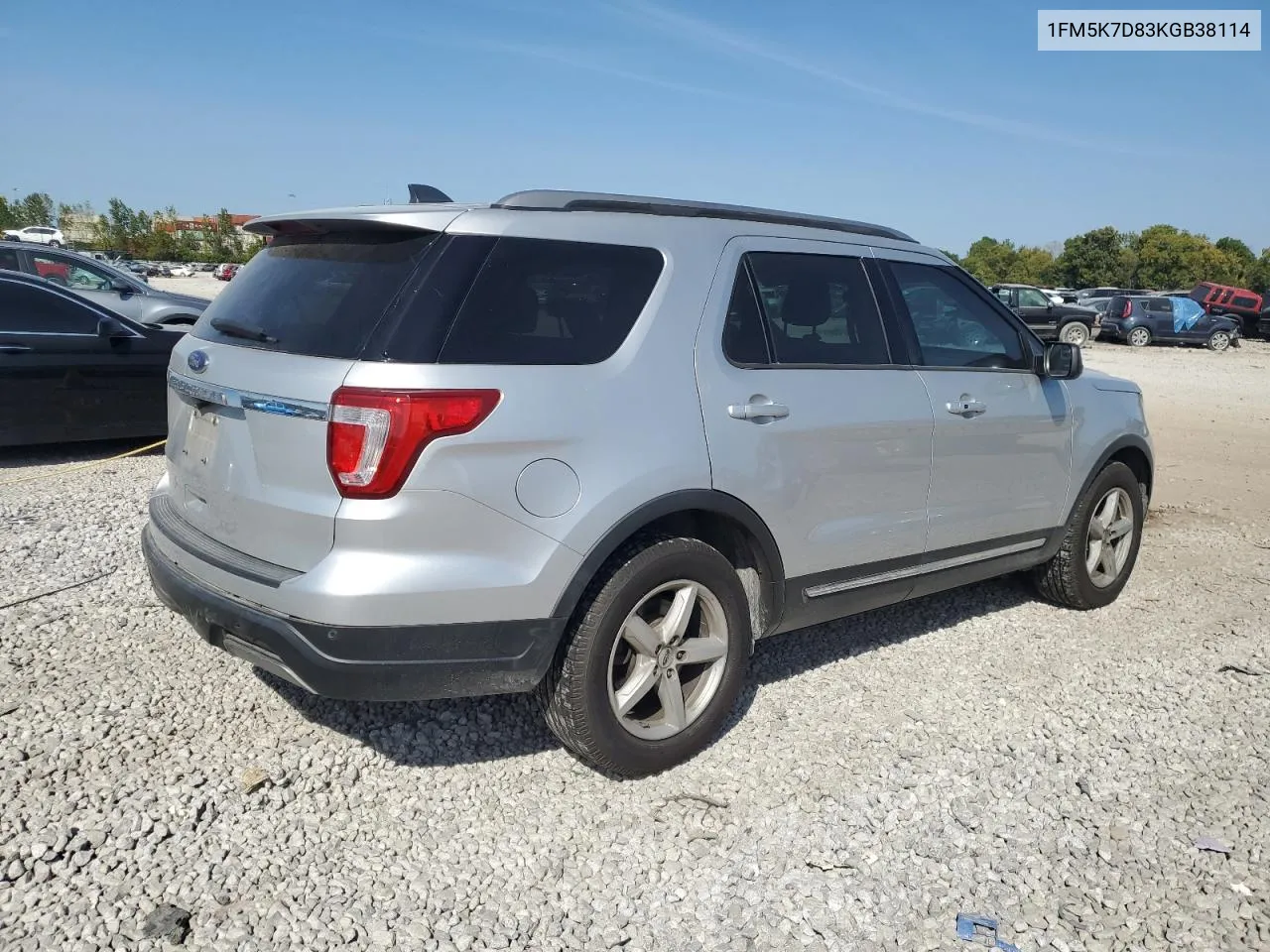 1FM5K7D83KGB38114 2019 Ford Explorer Xlt