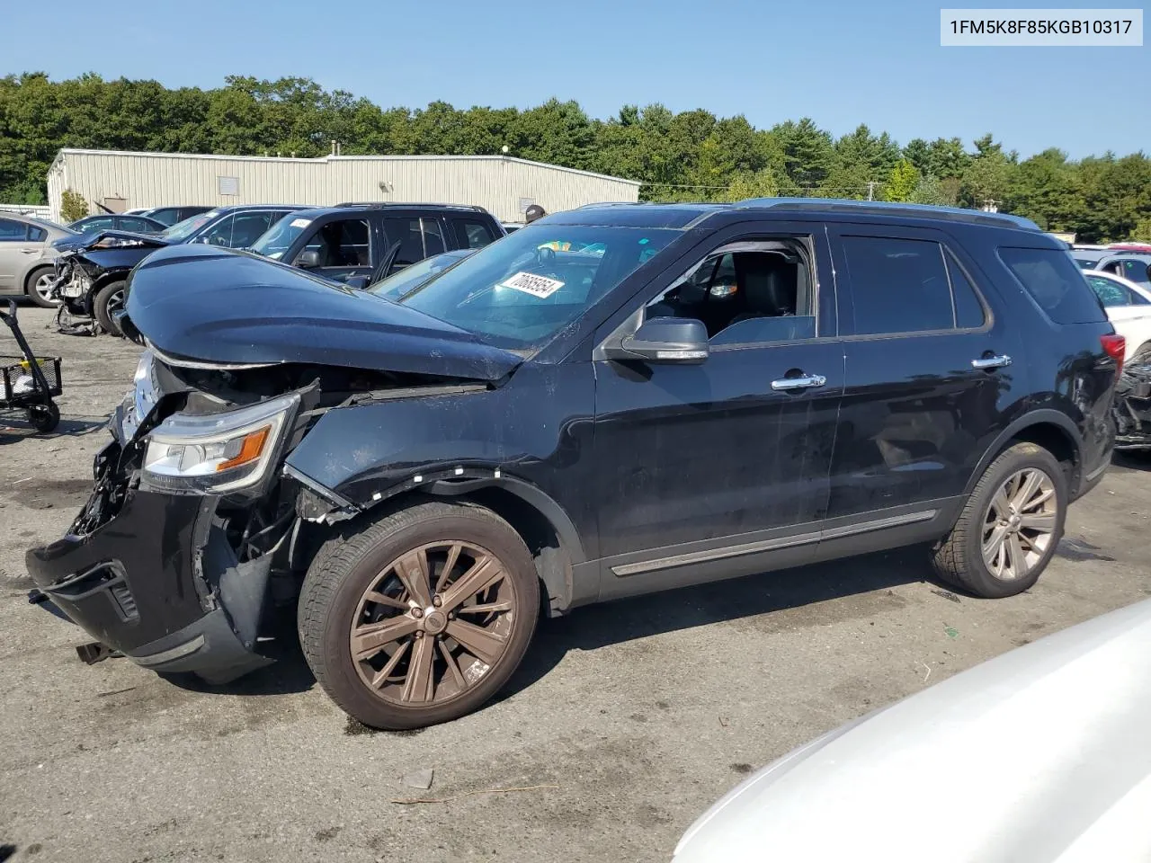 2019 Ford Explorer Limited VIN: 1FM5K8F85KGB10317 Lot: 70685954