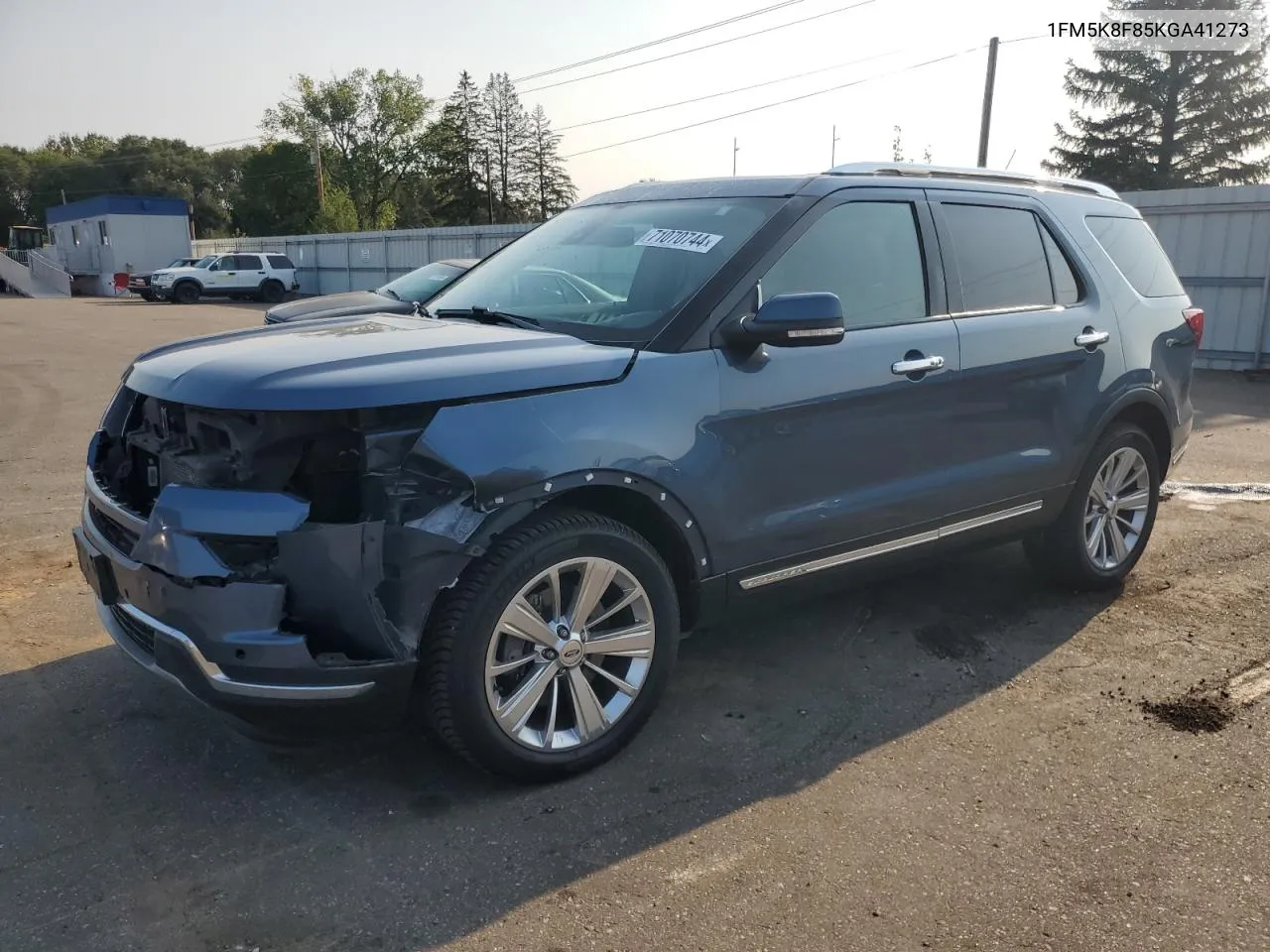 1FM5K8F85KGA41273 2019 Ford Explorer Limited