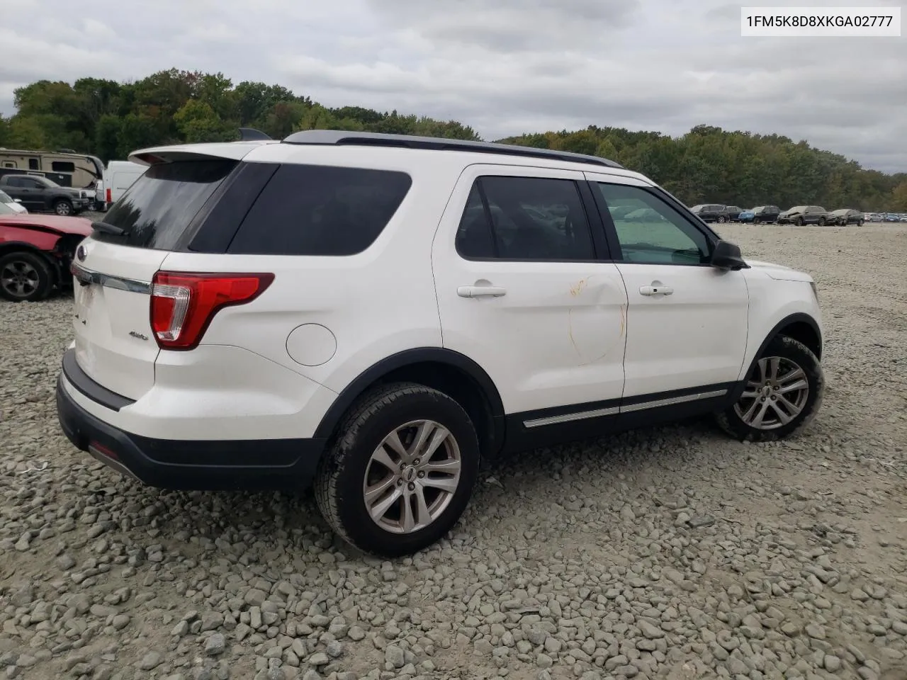 2019 Ford Explorer Xlt VIN: 1FM5K8D8XKGA02777 Lot: 71083324