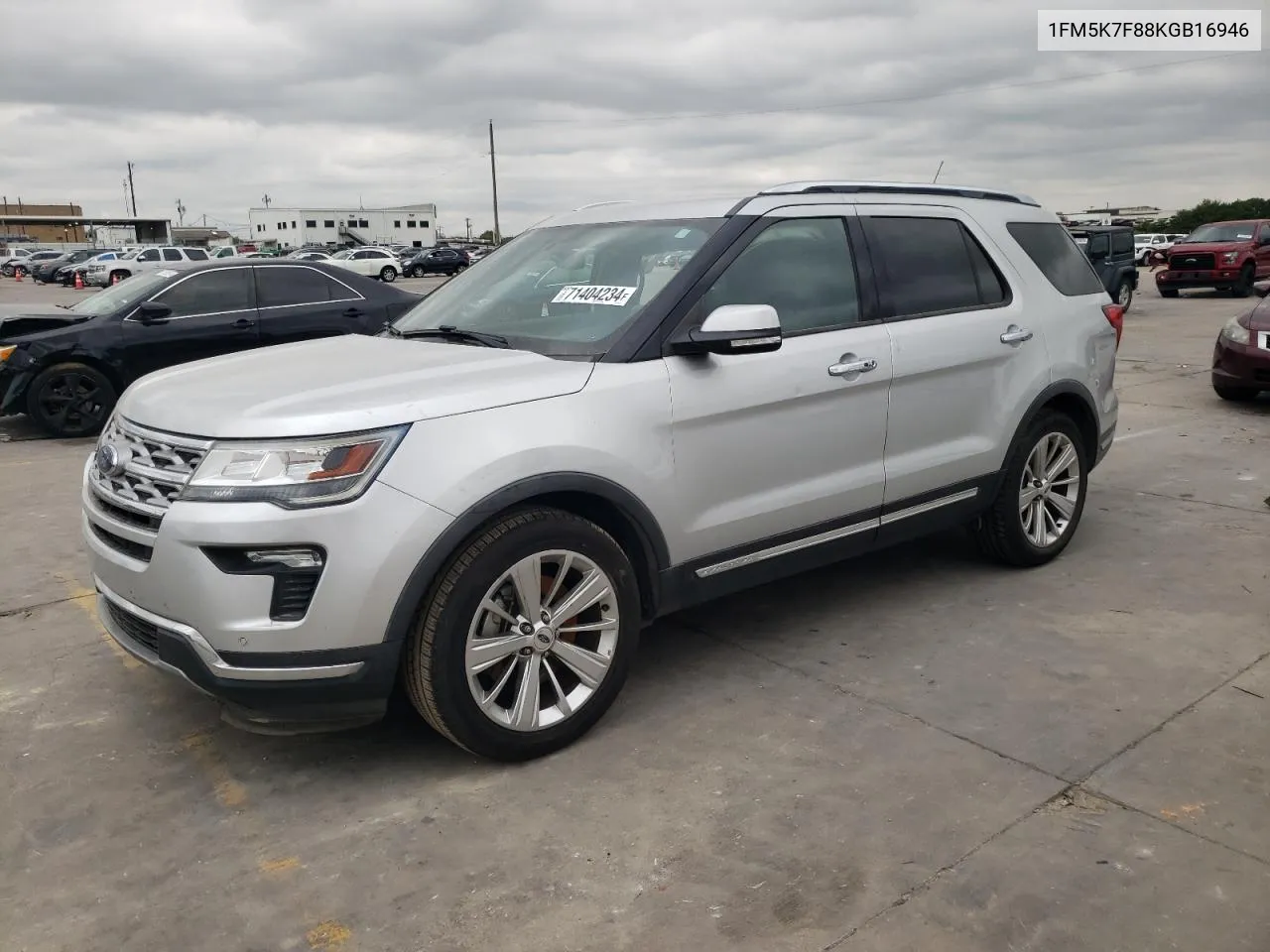 2019 Ford Explorer Limited VIN: 1FM5K7F88KGB16946 Lot: 71404234