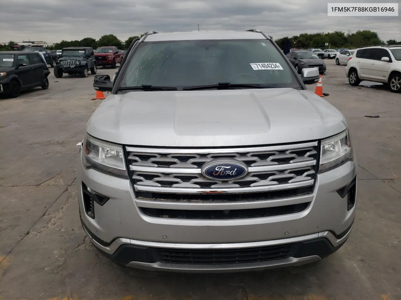 2019 Ford Explorer Limited VIN: 1FM5K7F88KGB16946 Lot: 71404234