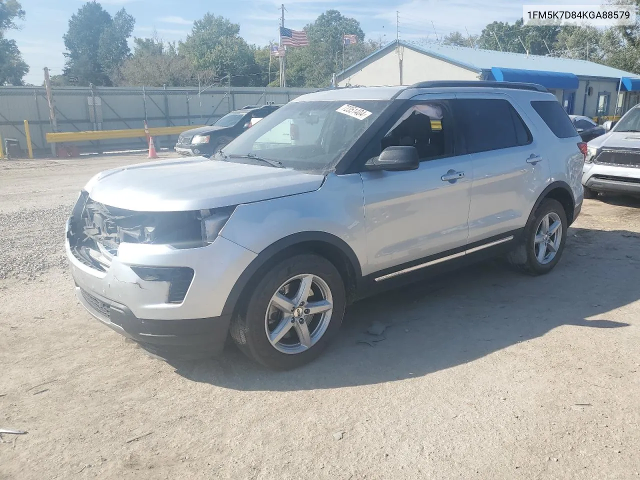 2019 Ford Explorer Xlt VIN: 1FM5K7D84KGA88579 Lot: 72351404