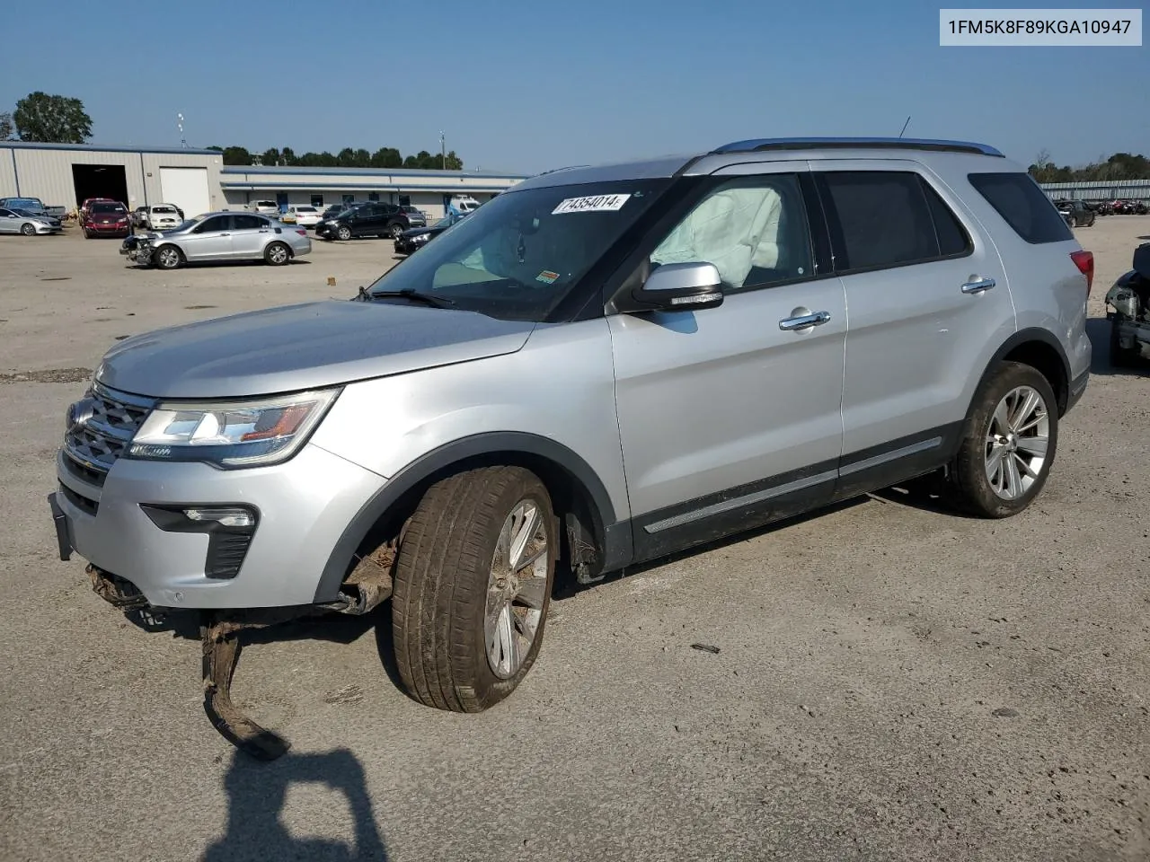 2019 Ford Explorer Limited VIN: 1FM5K8F89KGA10947 Lot: 74354014