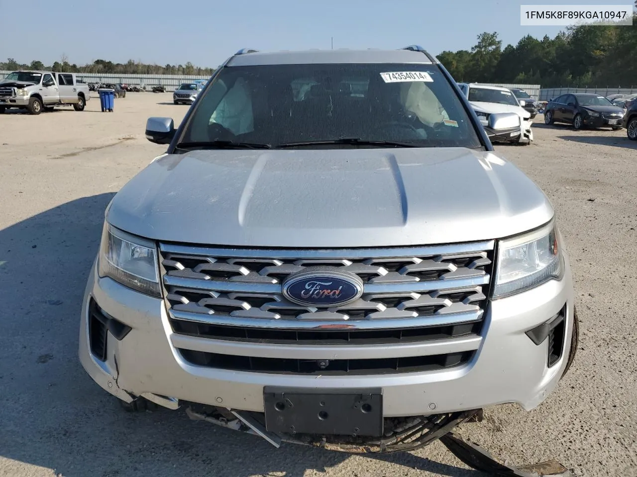 2019 Ford Explorer Limited VIN: 1FM5K8F89KGA10947 Lot: 74354014