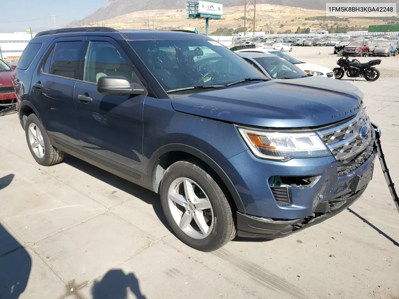 2019 Ford Explorer VIN: 1FM5K8BH3KGA42248 Lot: 74549524