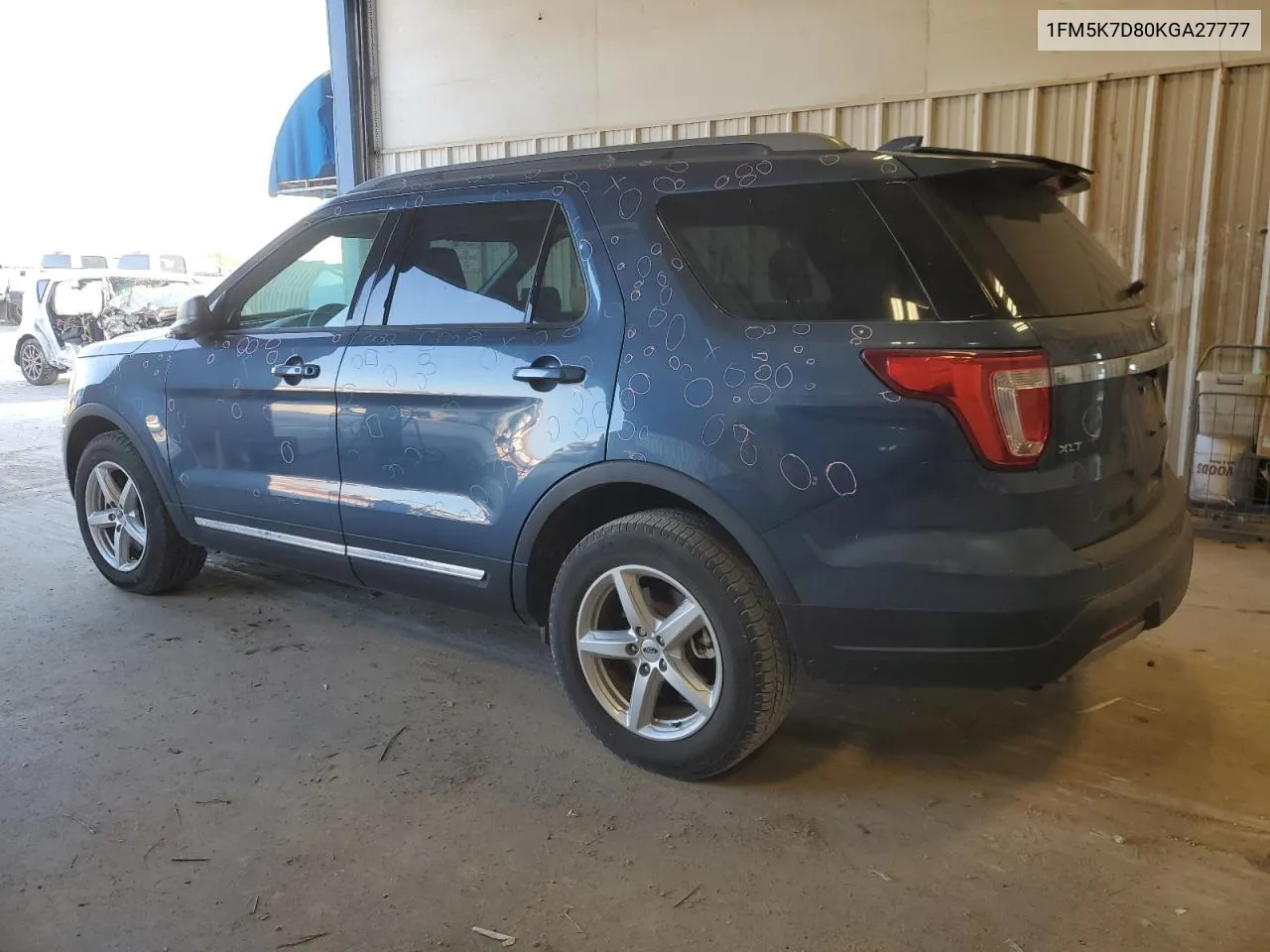 2019 Ford Explorer Xlt VIN: 1FM5K7D80KGA27777 Lot: 74901824