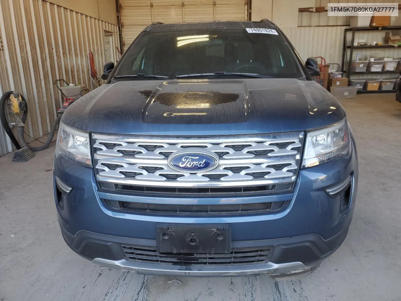 2019 Ford Explorer Xlt VIN: 1FM5K7D80KGA27777 Lot: 74901824