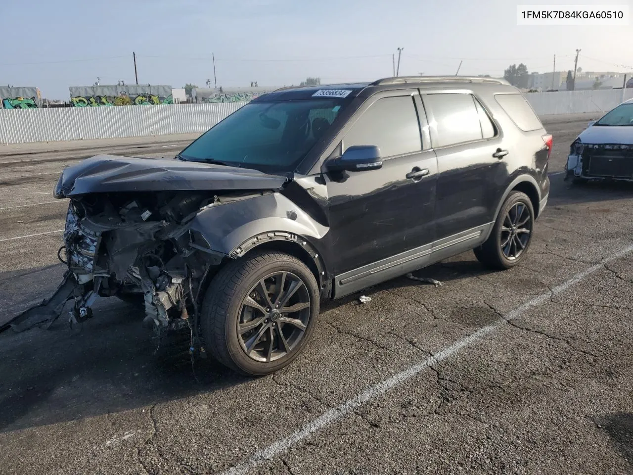 2019 Ford Explorer Xlt VIN: 1FM5K7D84KGA60510 Lot: 75356834