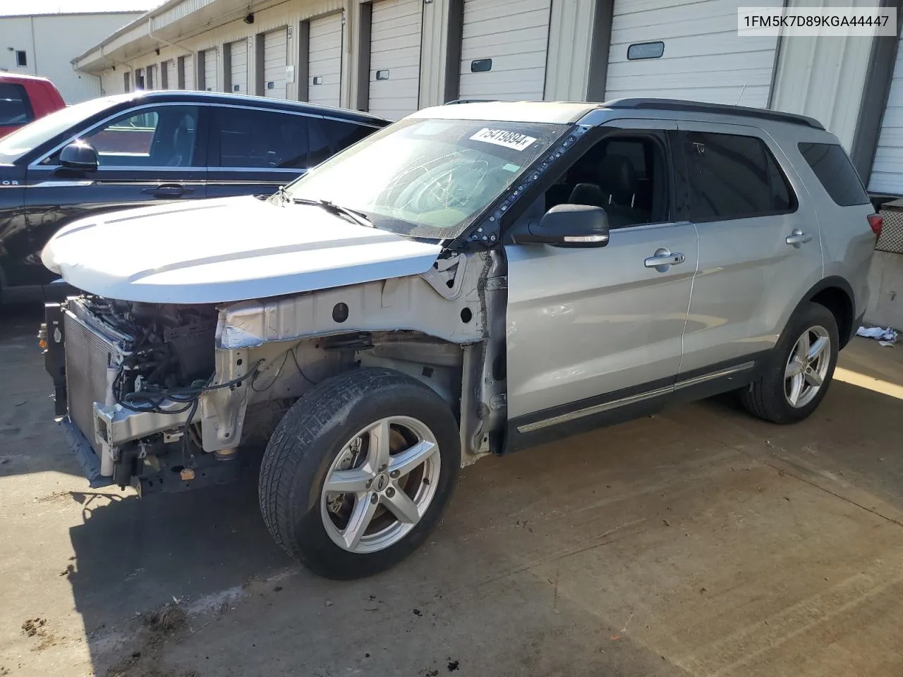 1FM5K7D89KGA44447 2019 Ford Explorer Xlt