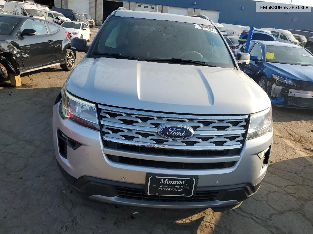 2019 Ford Explorer Xlt VIN: 1FM5K8DH5KGB36368 Lot: 75850994