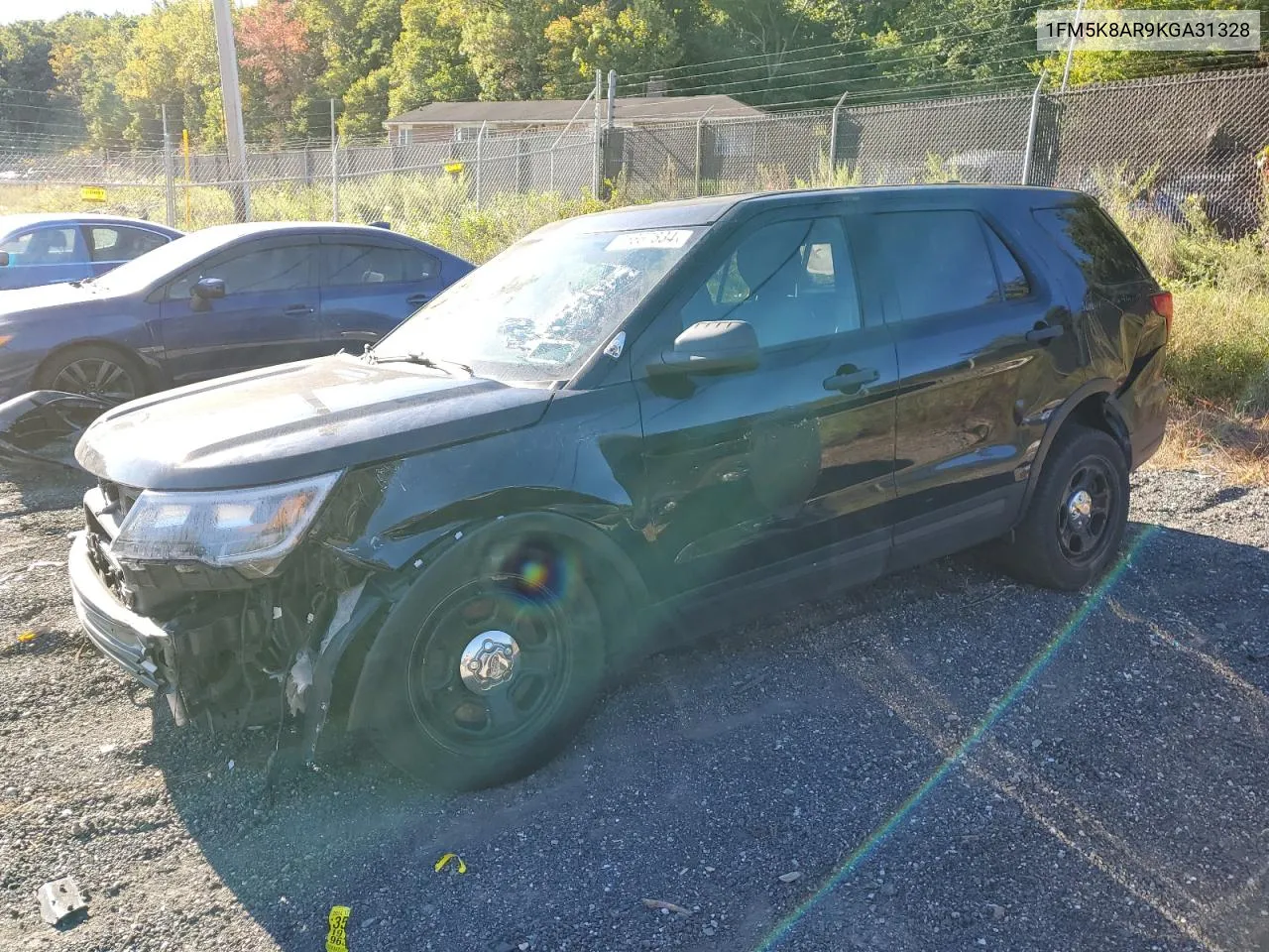 2019 Ford Explorer Police Interceptor VIN: 1FM5K8AR9KGA31328 Lot: 75867834