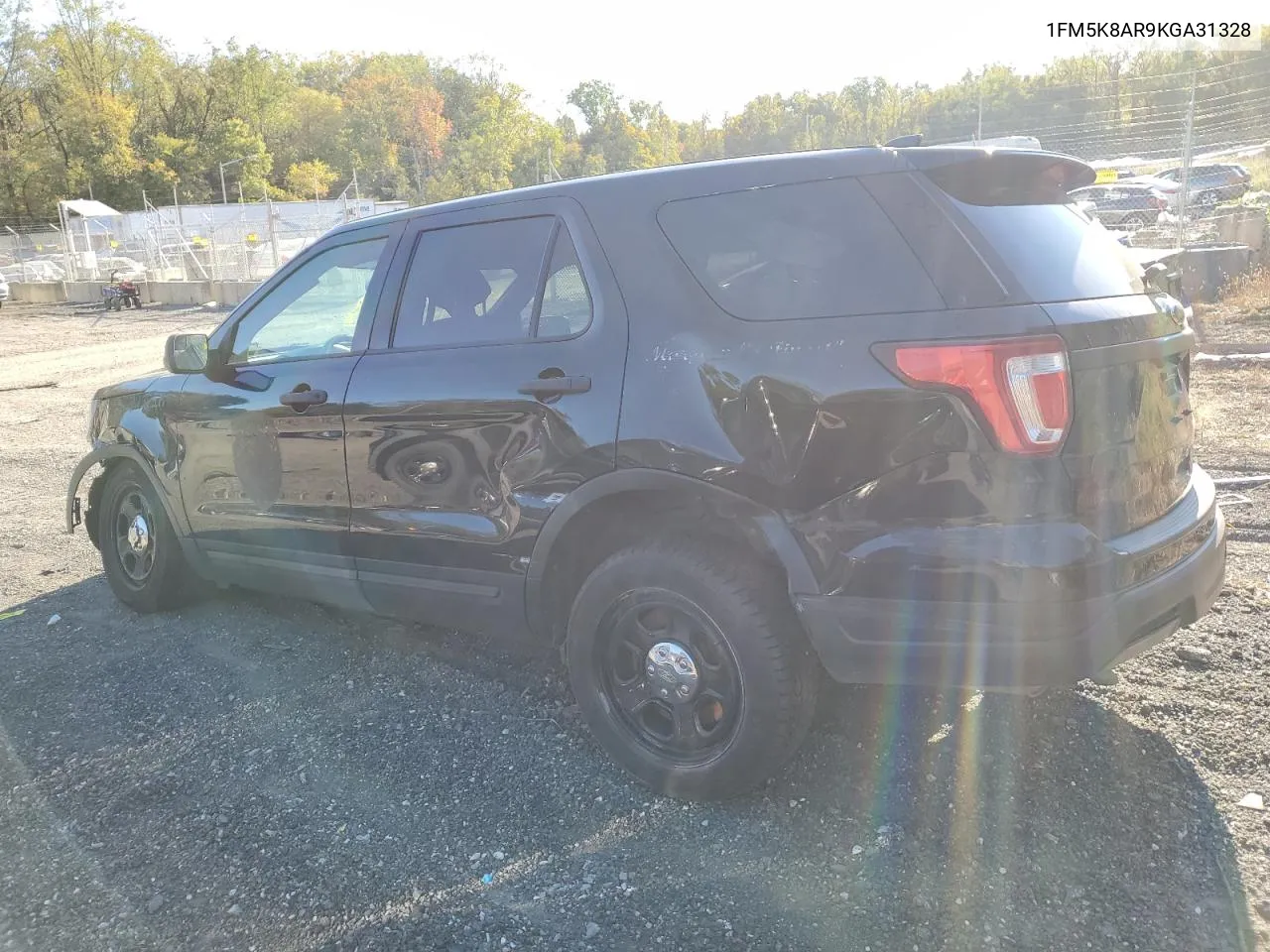 2019 Ford Explorer Police Interceptor VIN: 1FM5K8AR9KGA31328 Lot: 75867834