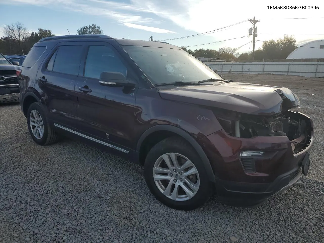 2019 Ford Explorer Xlt VIN: 1FM5K8D86KGB00396 Lot: 75922274