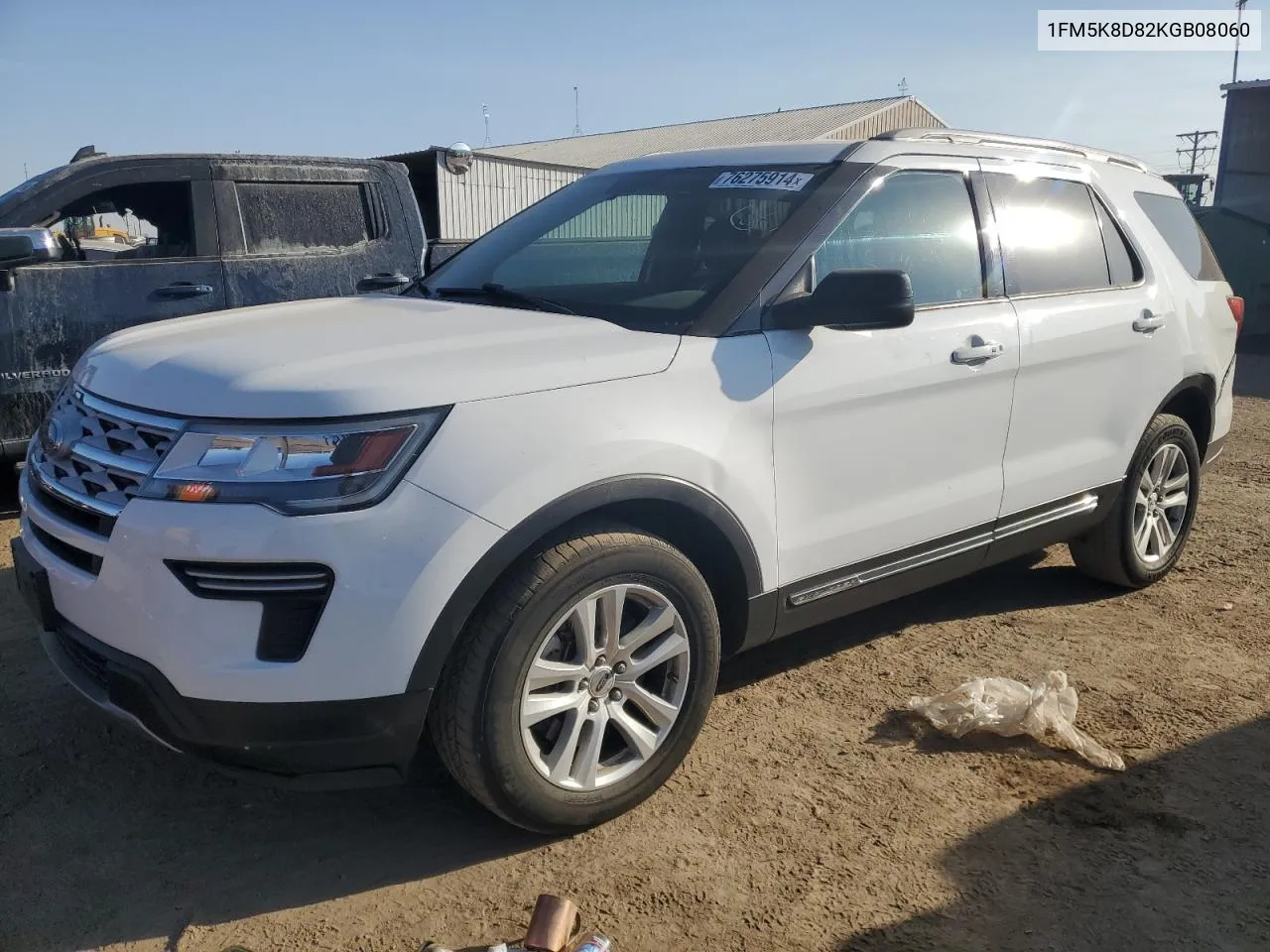 2019 Ford Explorer Xlt VIN: 1FM5K8D82KGB08060 Lot: 76275914