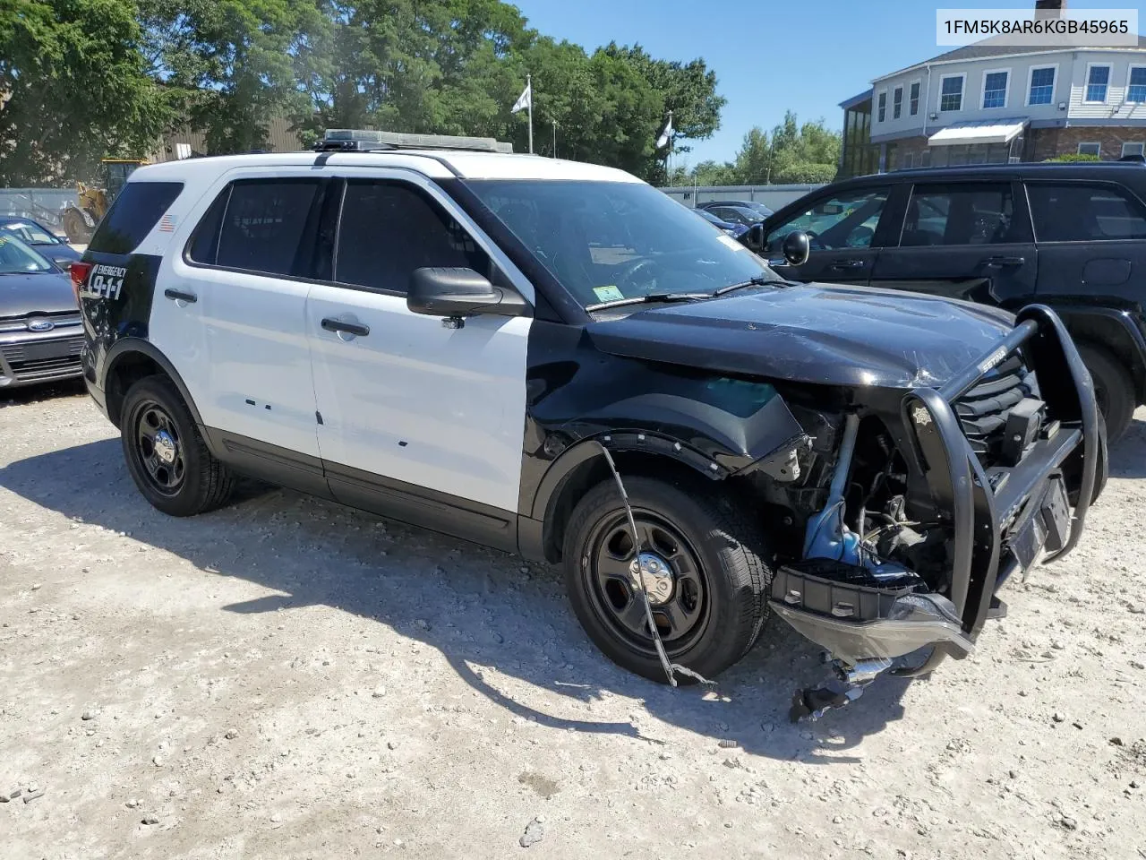 2019 Ford Explorer Police Interceptor VIN: 1FM5K8AR6KGB45965 Lot: 76392594