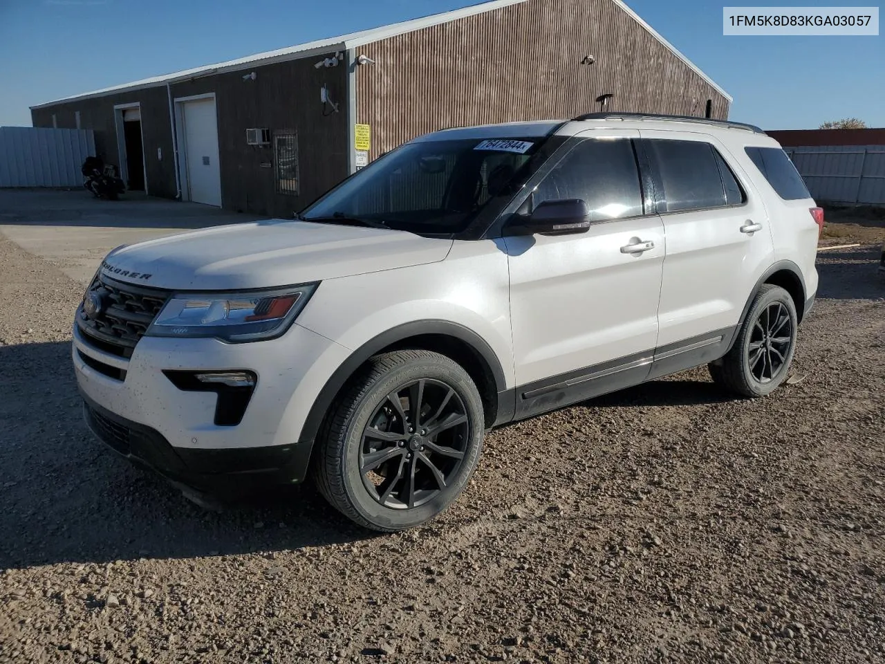 2019 Ford Explorer Xlt VIN: 1FM5K8D83KGA03057 Lot: 76472844