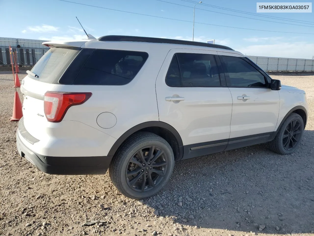 2019 Ford Explorer Xlt VIN: 1FM5K8D83KGA03057 Lot: 76472844