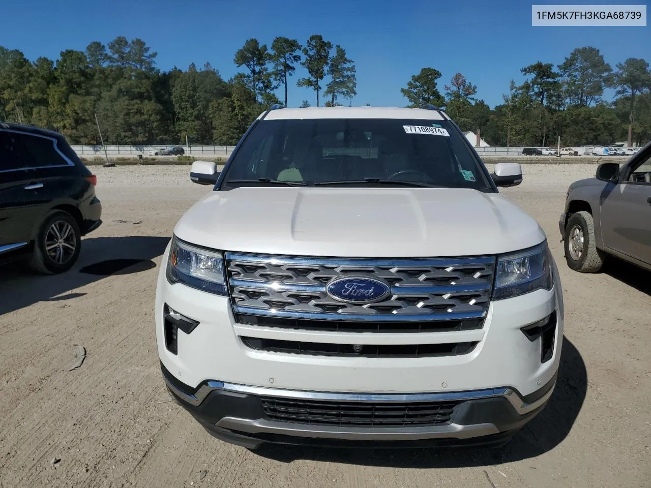 2019 Ford Explorer Limited VIN: 1FM5K7FH3KGA68739 Lot: 77108974