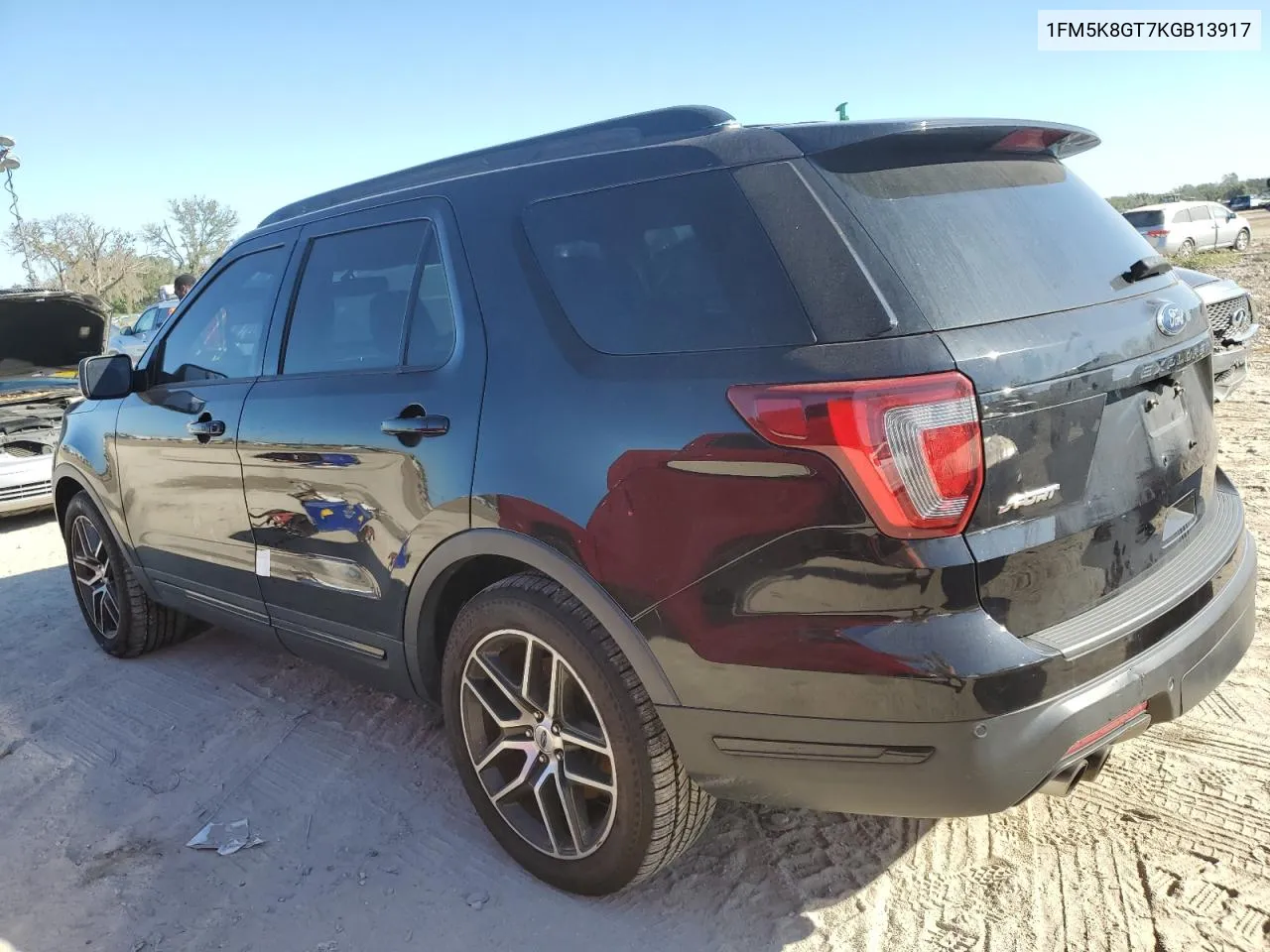 2019 Ford Explorer Sport VIN: 1FM5K8GT7KGB13917 Lot: 77241934