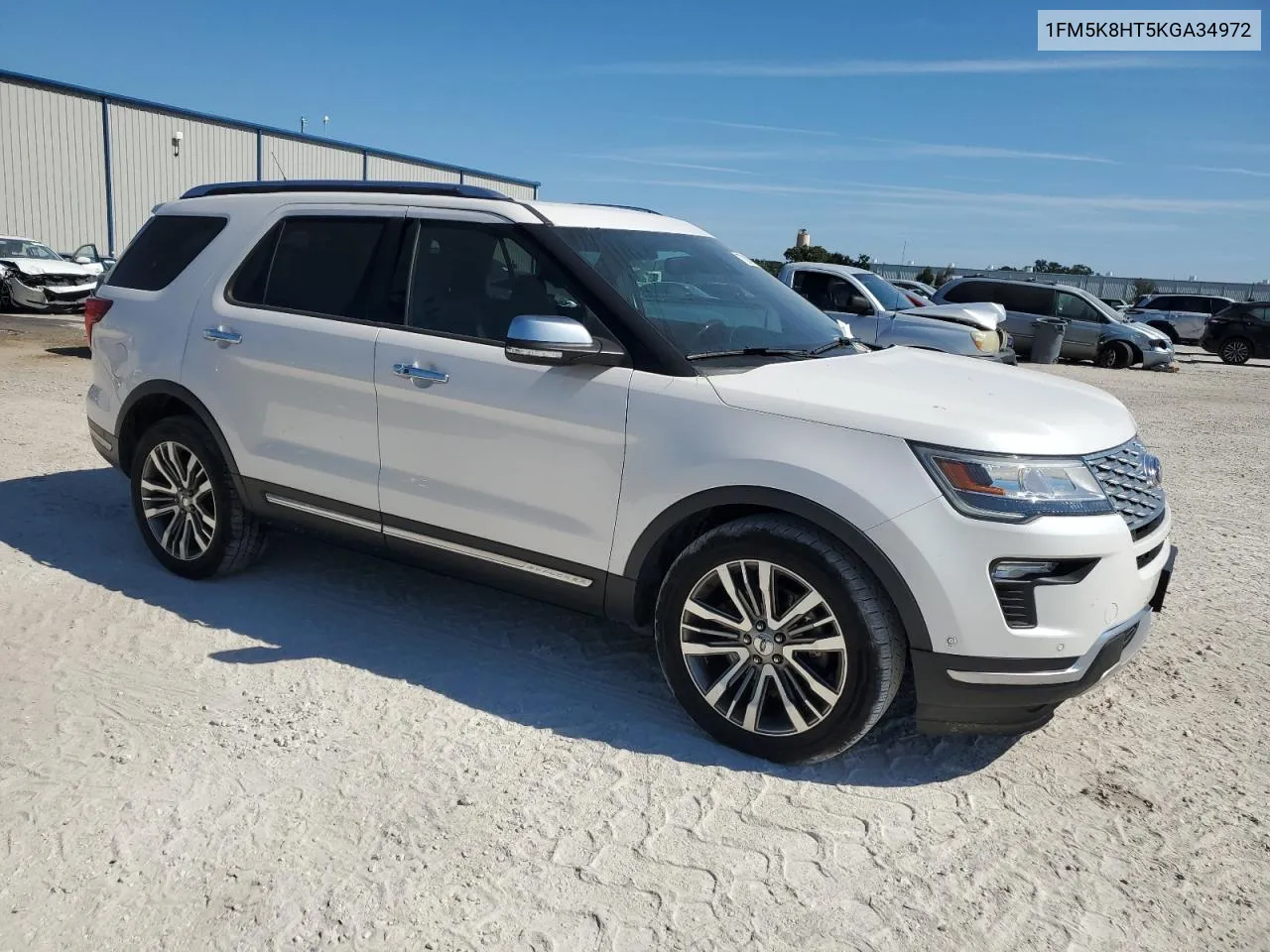 2019 Ford Explorer Platinum VIN: 1FM5K8HT5KGA34972 Lot: 77820214