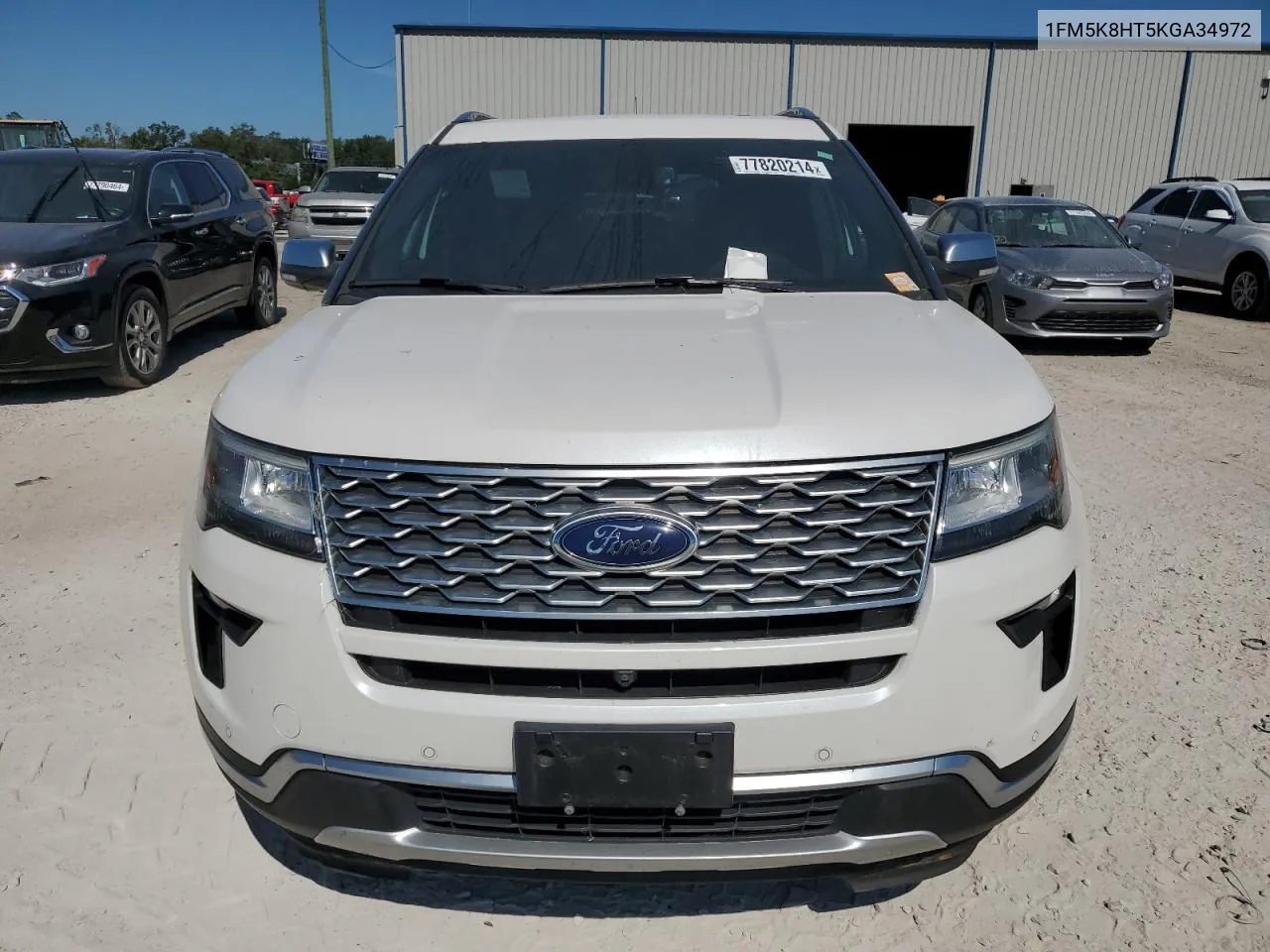 2019 Ford Explorer Platinum VIN: 1FM5K8HT5KGA34972 Lot: 77820214