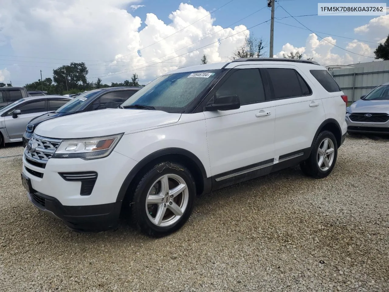 2019 Ford Explorer Xlt VIN: 1FM5K7D86KGA37262 Lot: 78918124