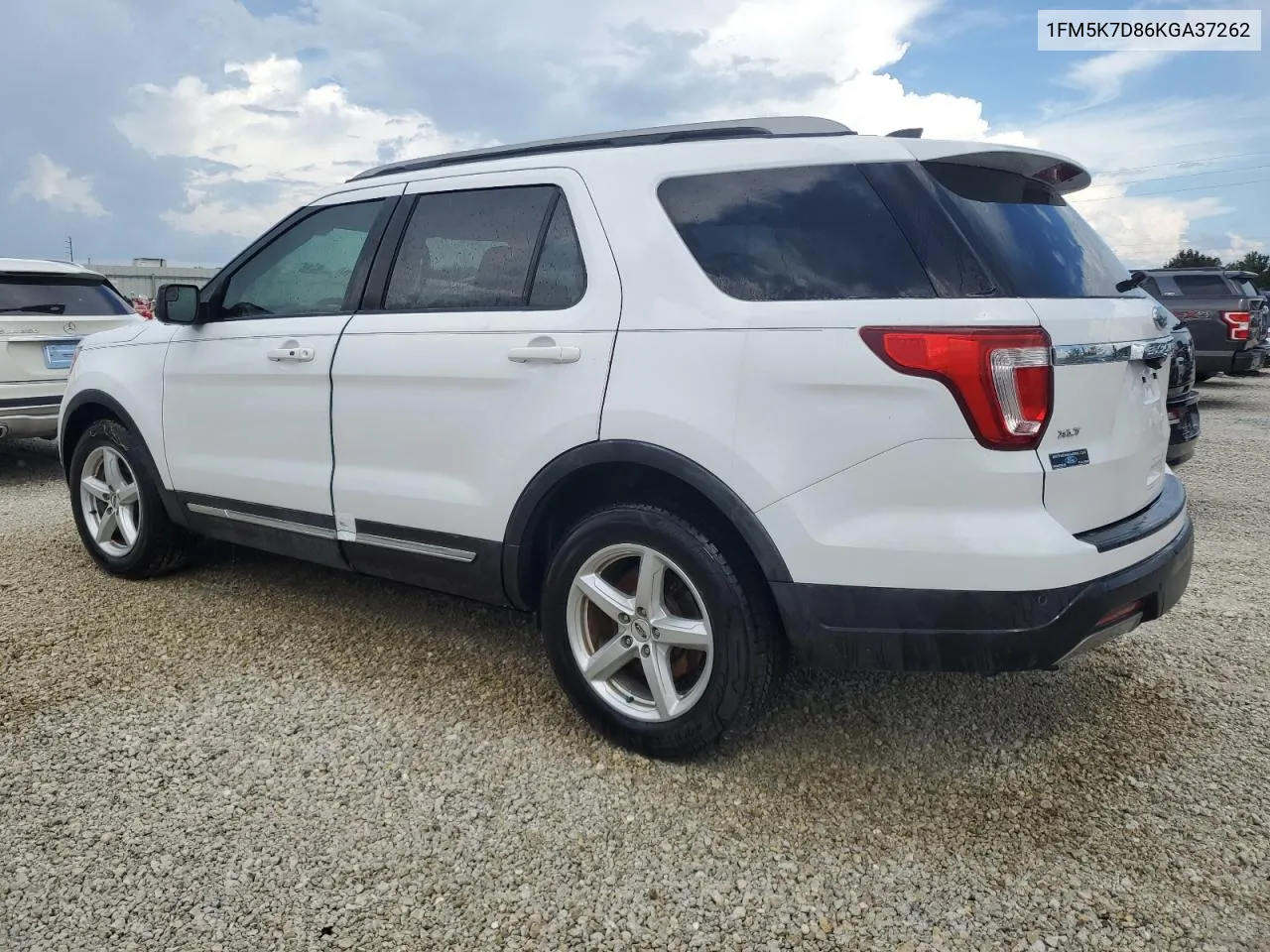 2019 Ford Explorer Xlt VIN: 1FM5K7D86KGA37262 Lot: 78918124